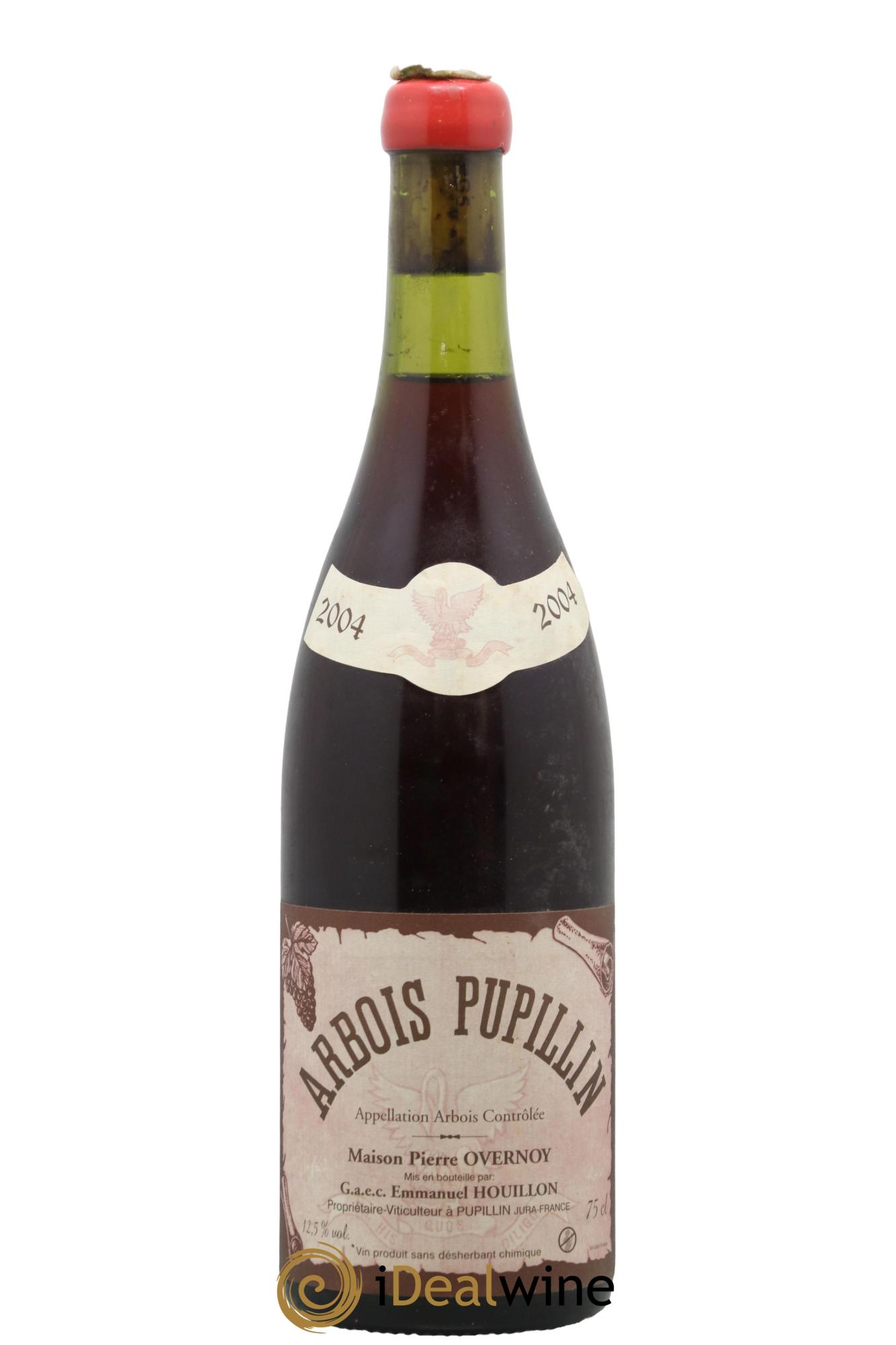 Arbois-Pupillin Poulsard (cire rouge) Overnoy-Houillon (Domaine) 2004 - Lot de 1 bouteille - 0