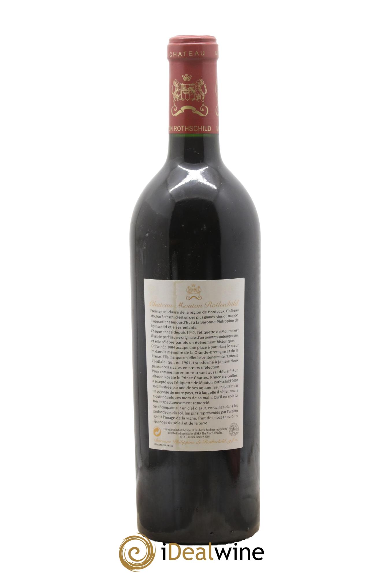Château Mouton Rothschild 1er Grand Cru Classé 2004 - Lotto di 1 bottiglia - 1