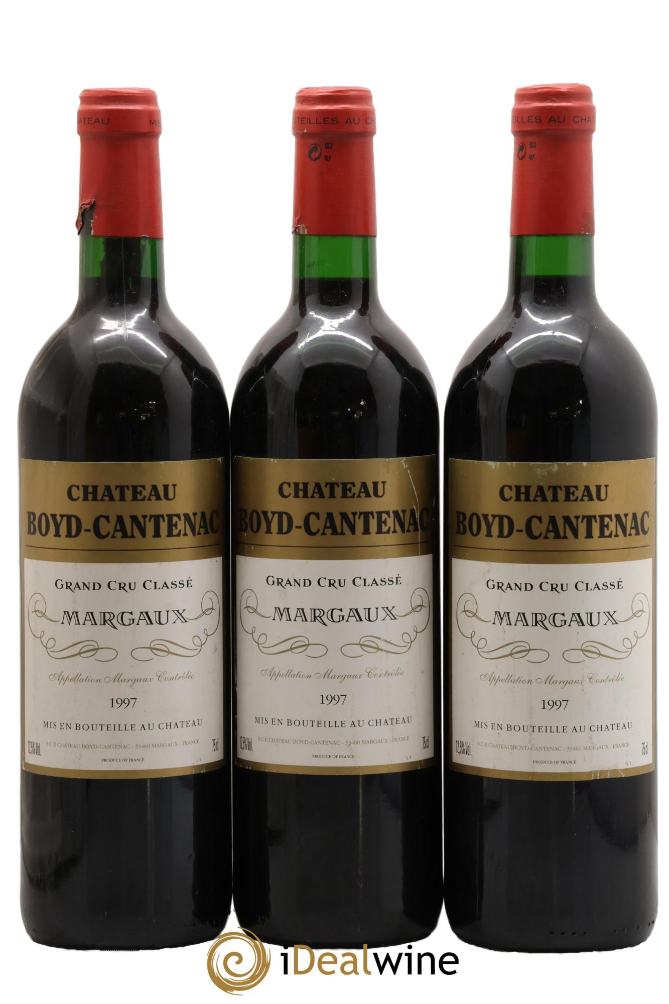 Château Boyd Cantenac 3ème Grand Cru Classé 1997 - Lot de 3 bouteilles - 0