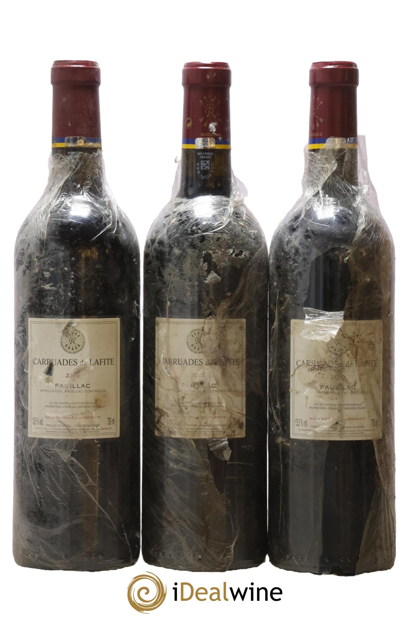 Carruades de Lafite Rothschild Second Vin 2010 - Posten von 3 Flaschen - 1