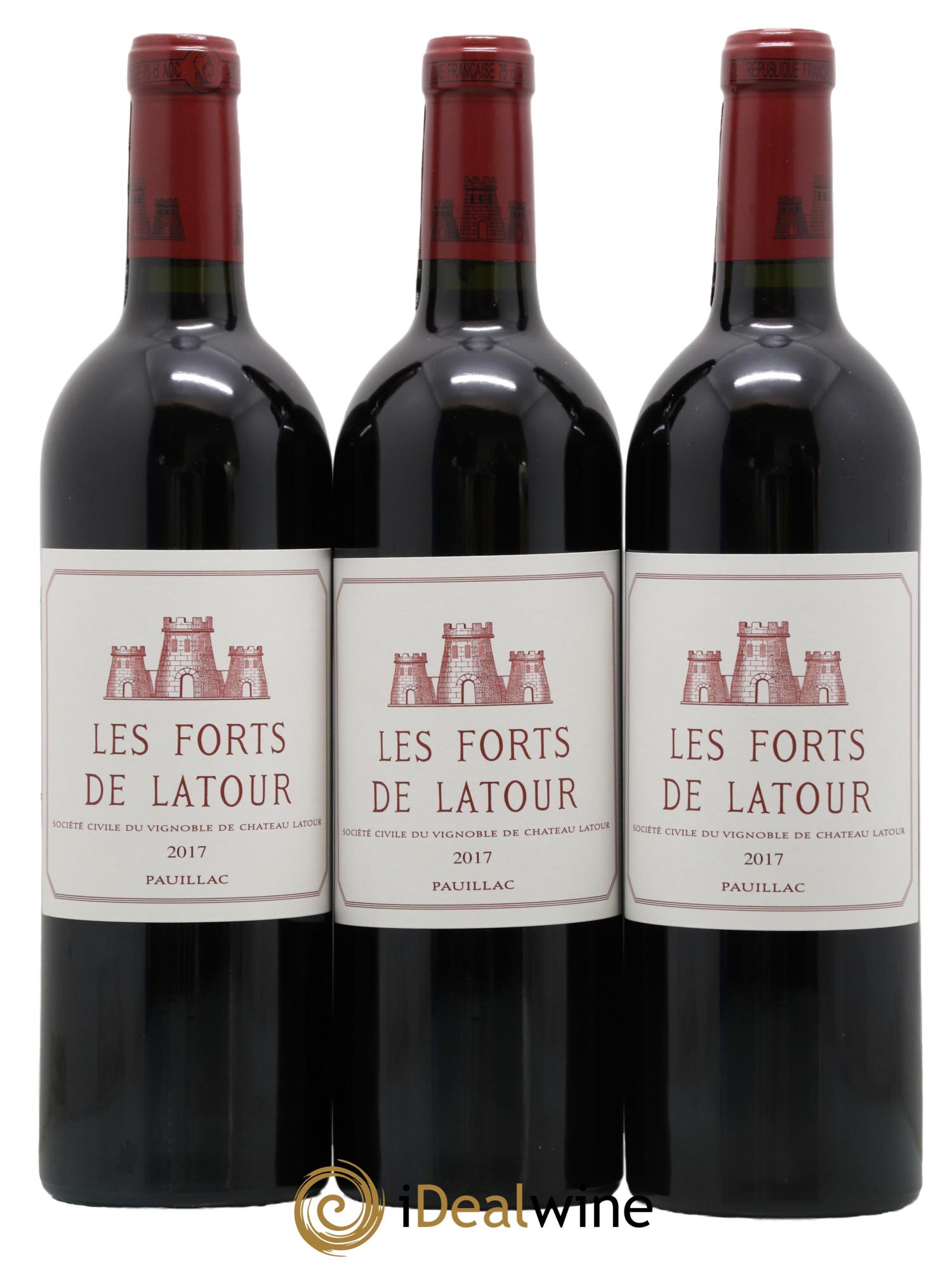 Les Forts de Latour Second Vin 2017 - Lot de 3 bouteilles - 0
