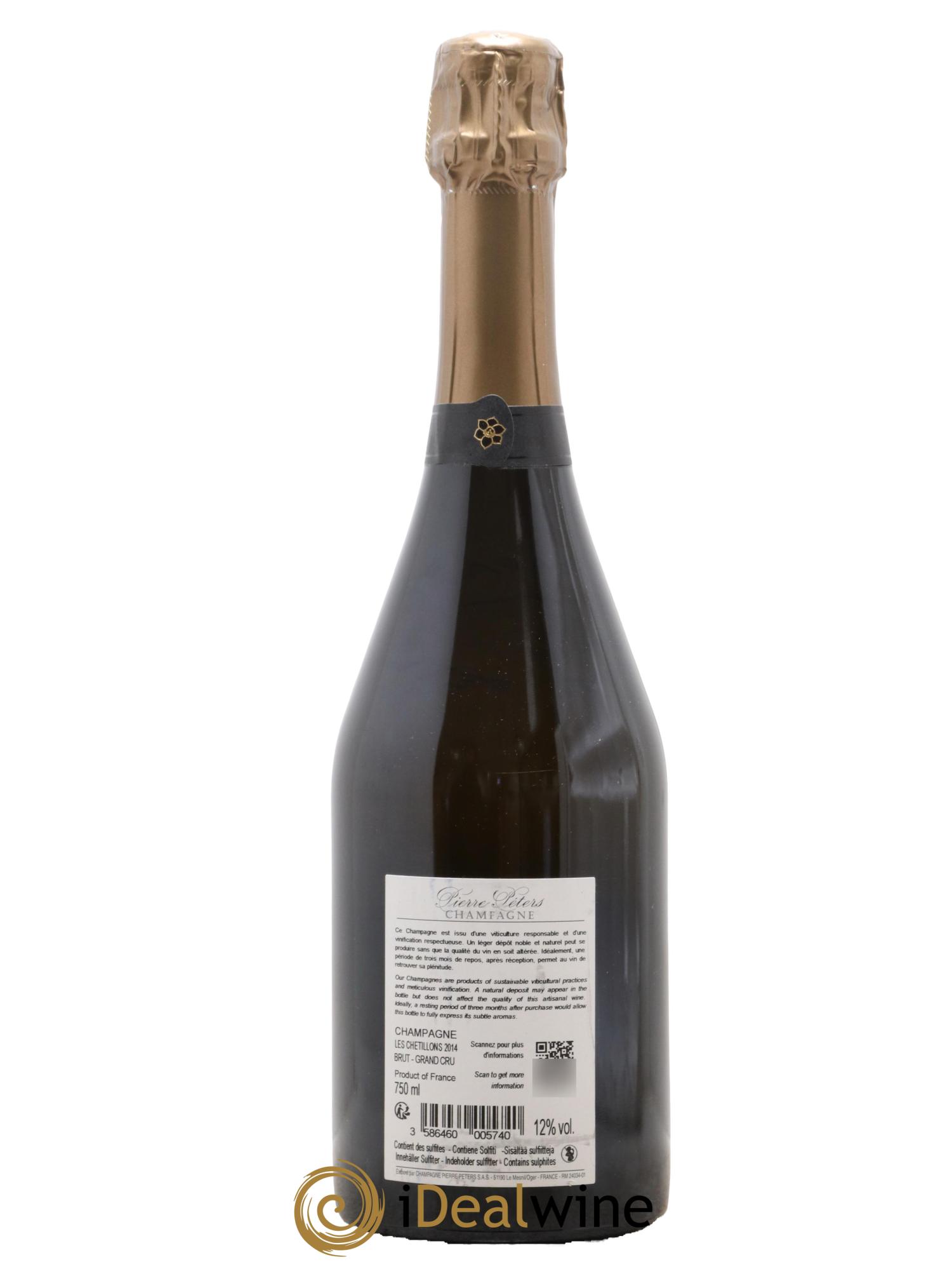 Cuvée Spéciale les Chétillons Blanc de Blancs Brut Pierre Péters 2014 - Lotto di 1 bottiglia - 1