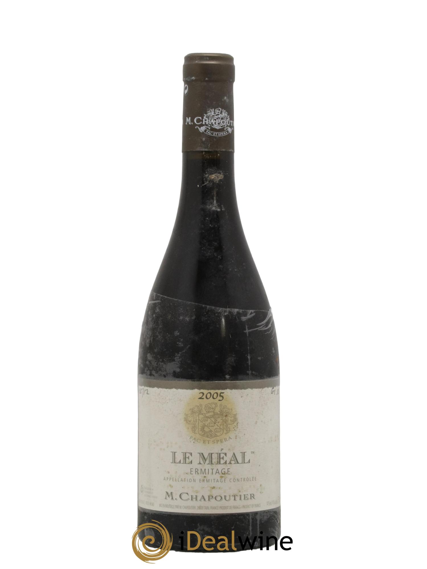 Hermitage Ermitage Le Méal Chapoutier 2005 - Lot de 1 bouteille - 0