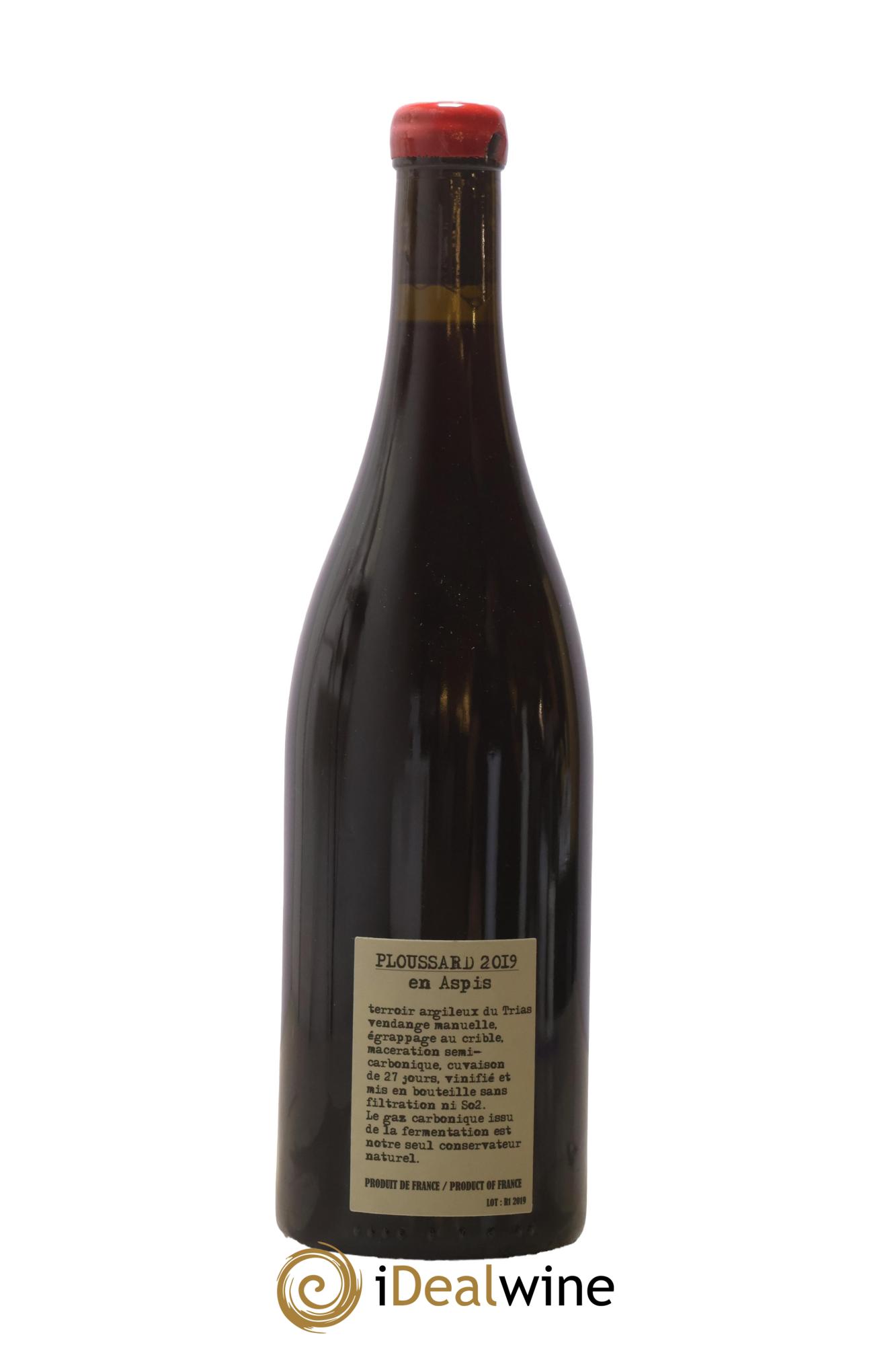 Arbois-Pupillin Ploussard En Aspis Adeline Houillon & Renaud Bruyère 2019 - Lotto di 1 bottiglia - 1