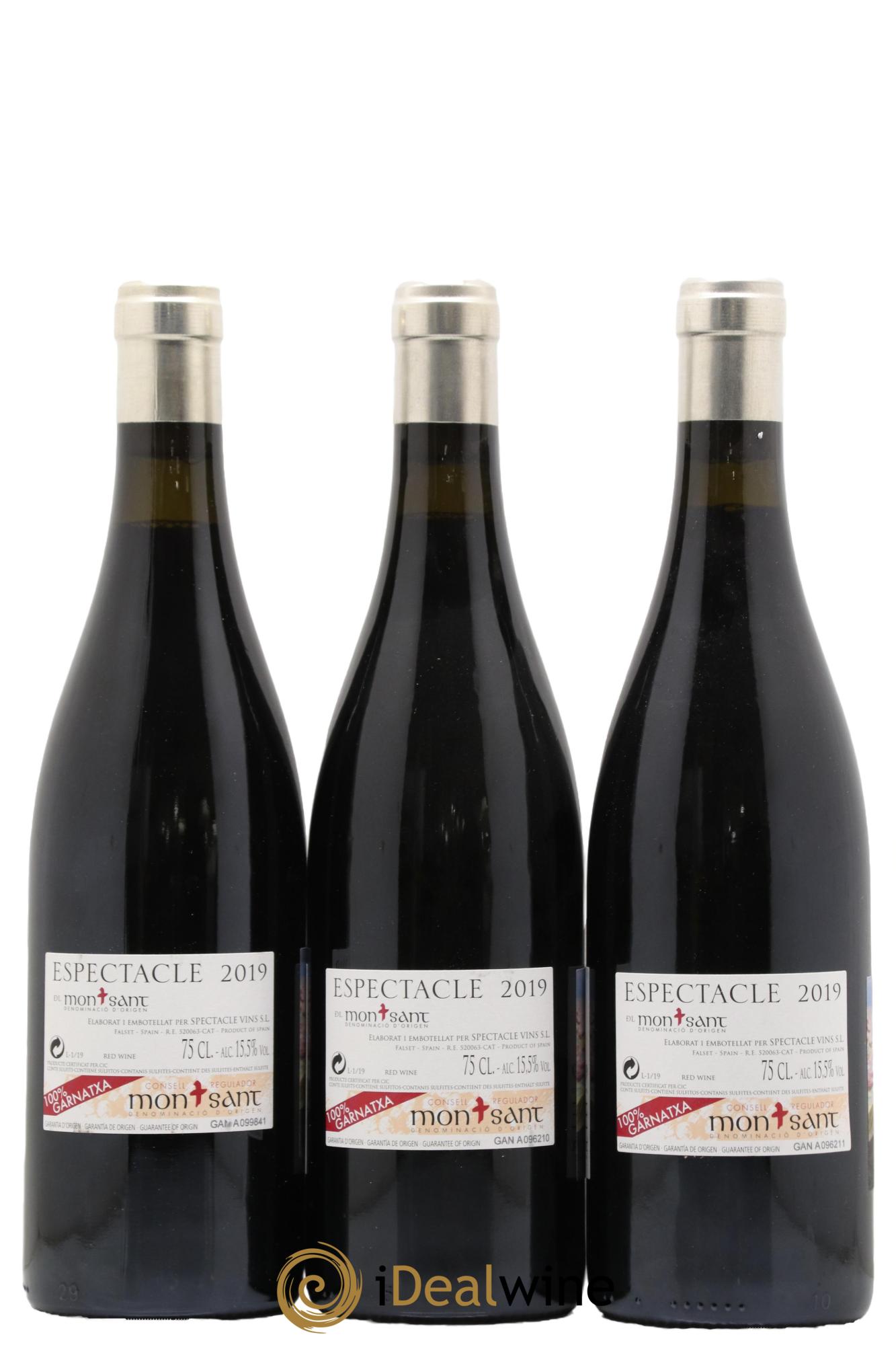 Montsant DO DO Espectacle del Montsant René Barbier 2019 - Lot de 3 bouteilles - 1