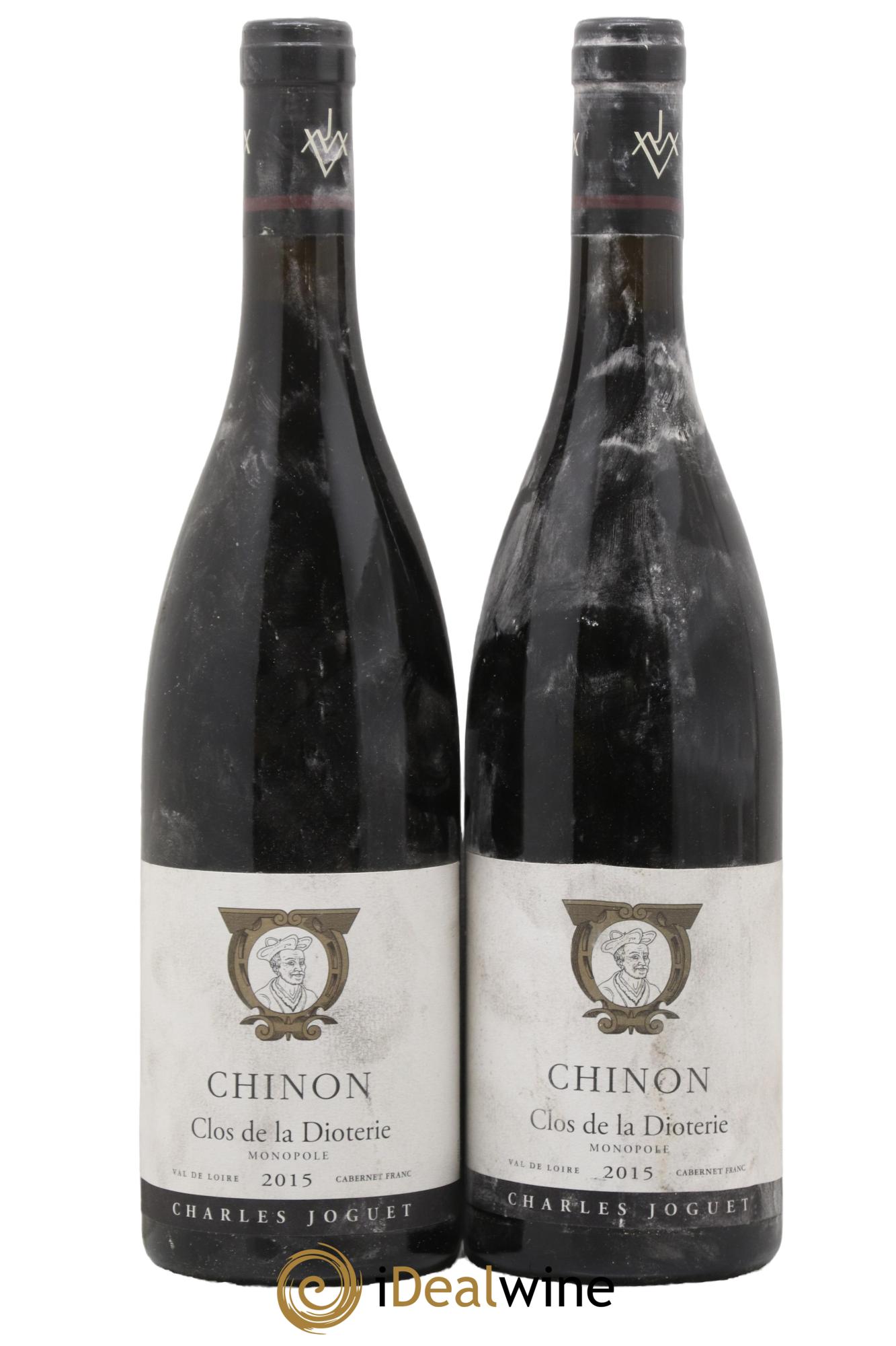 Chinon Clos de La Dioterie Charles Joguet 2015 - Posten von 2 Flaschen - 0