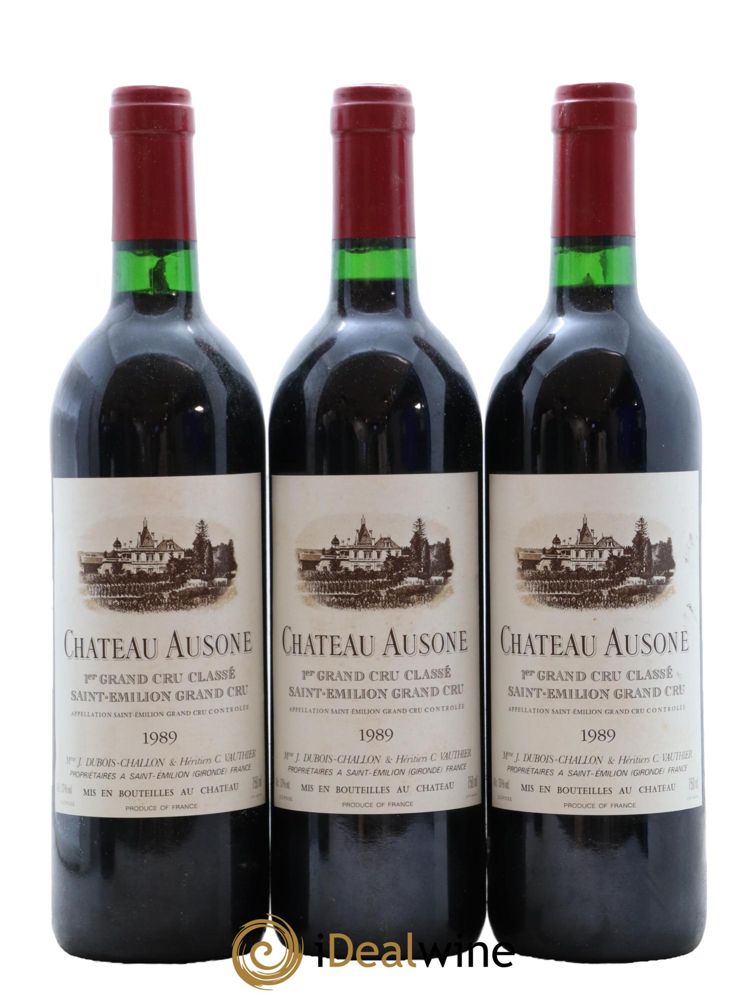 Château Ausone 1er Grand Cru Classé A 1989 - Lotto di 6 bottiglie - 1