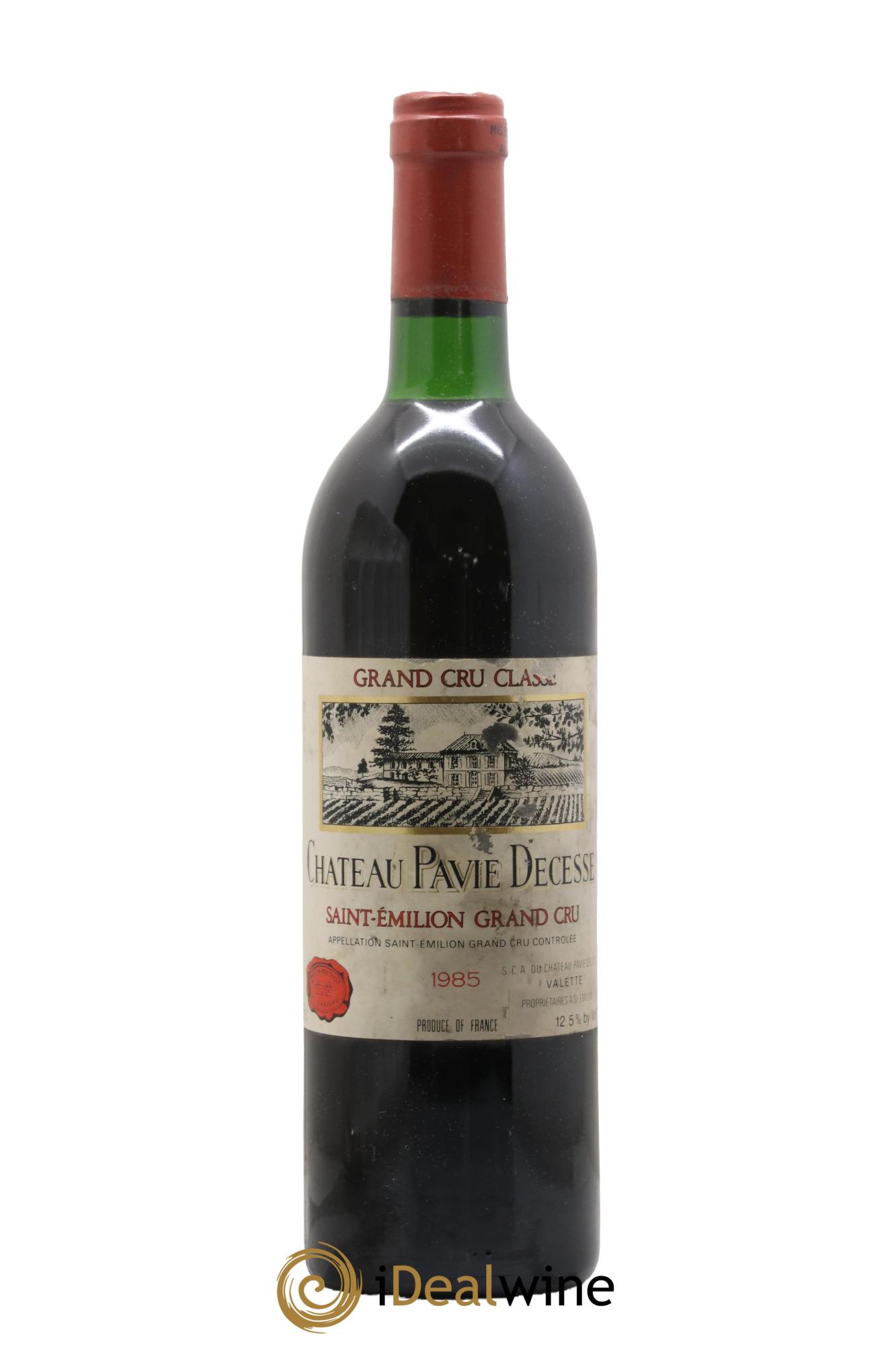 Château Pavie Decesse Grand Cru Classé 1985 - Lot de 1 bouteille - 0