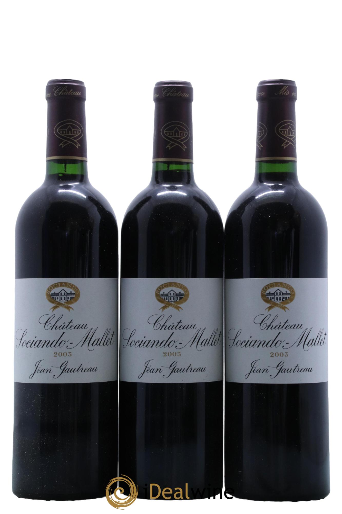 Château Sociando Mallet 2003 - Lot de 12 bouteilles - 4