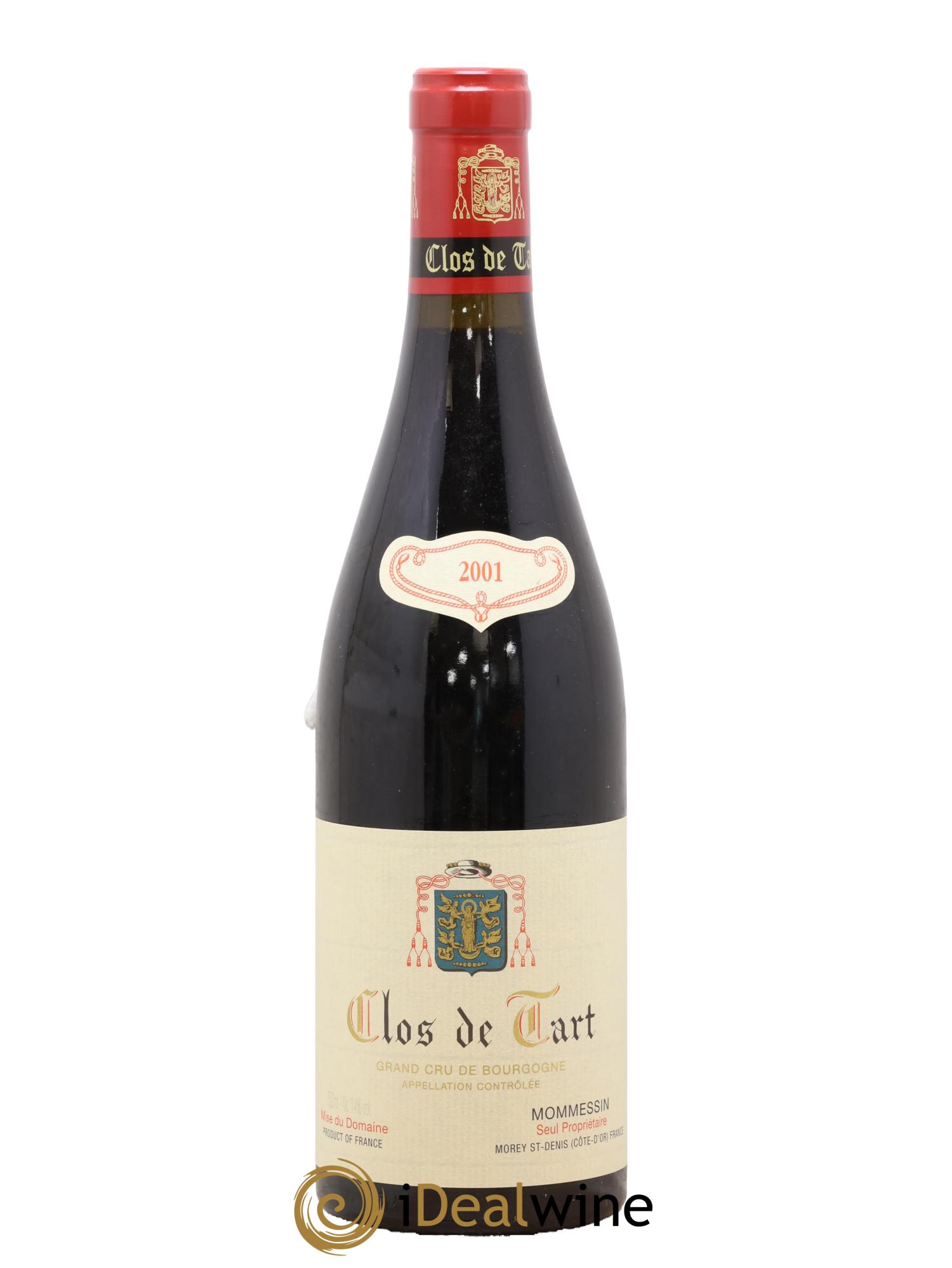 Clos de Tart Grand Cru Clos de Tart 2001 - Lot of 1 bottle - 0