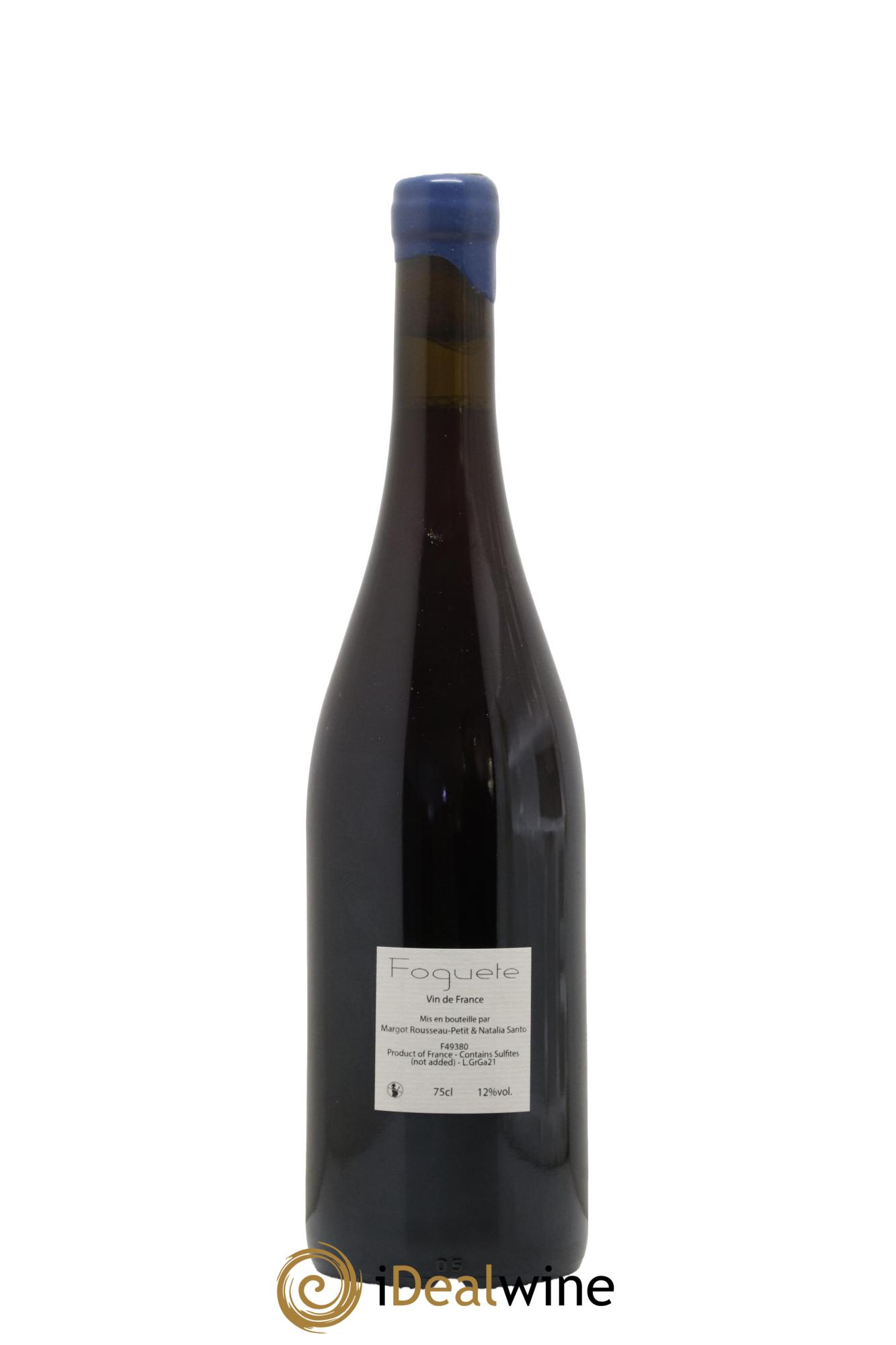 Vin de France Foguette Margot Rousseau-Petit Natalia Santo 2021 - Lot de 1 bouteille - 1