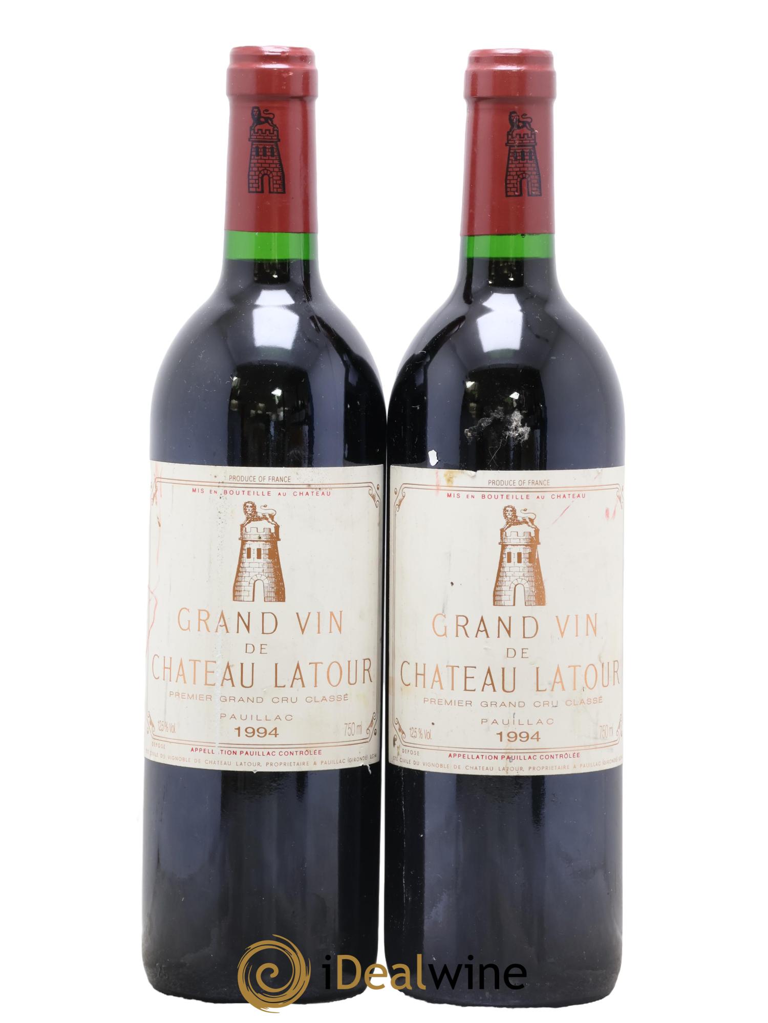 Château Latour 1er Grand Cru Classé 1994 - Lote de 2 botellas - 0