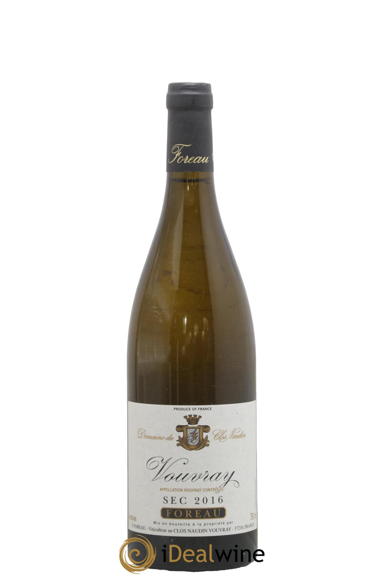Vouvray Sec Clos Naudin - Philippe Foreau 2016 - Lotto di 1 bottiglia - 0