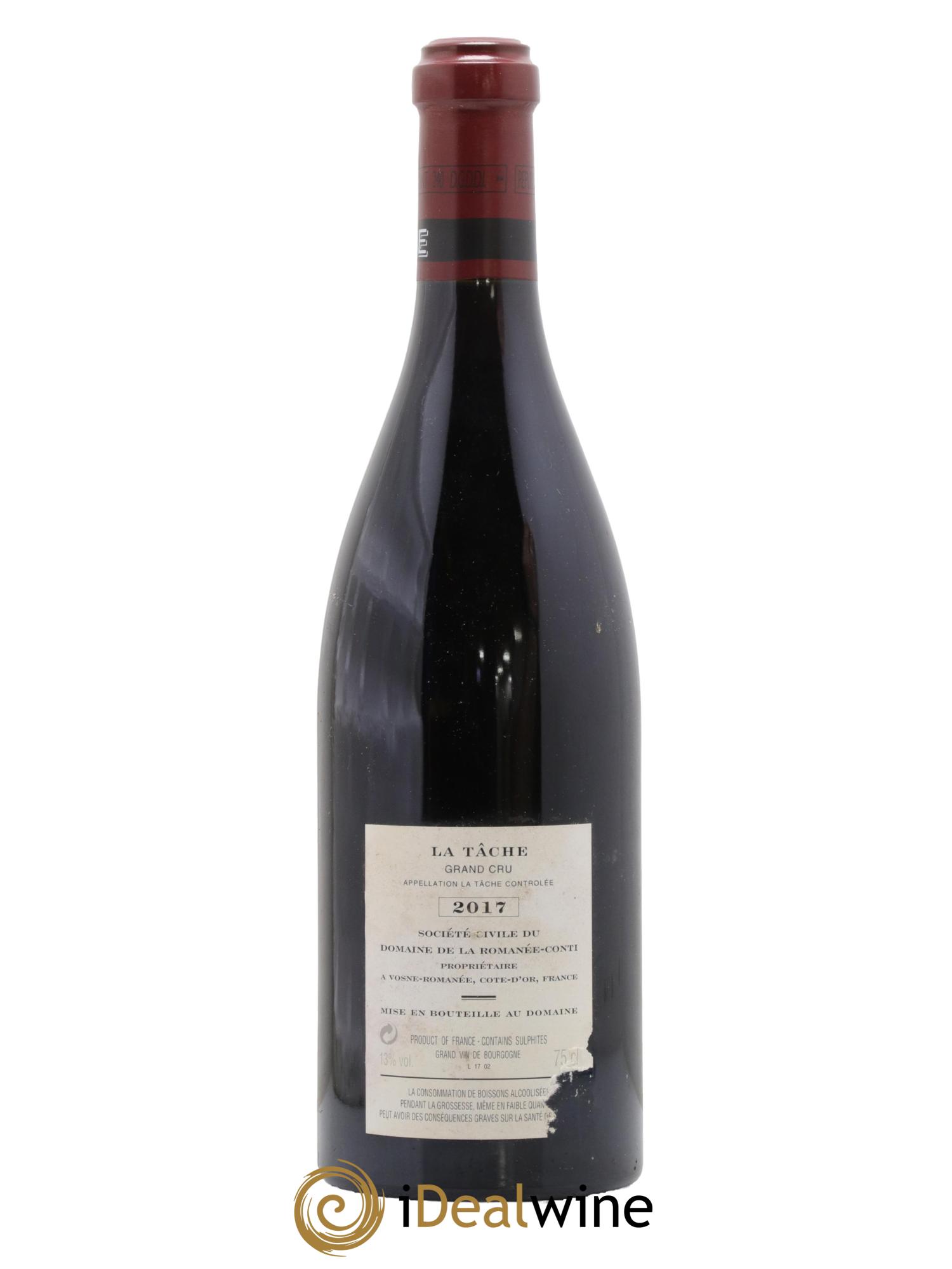 La Tâche Grand Cru Domaine de la Romanée-Conti 2017 - Lotto di 1 bottiglia - 1