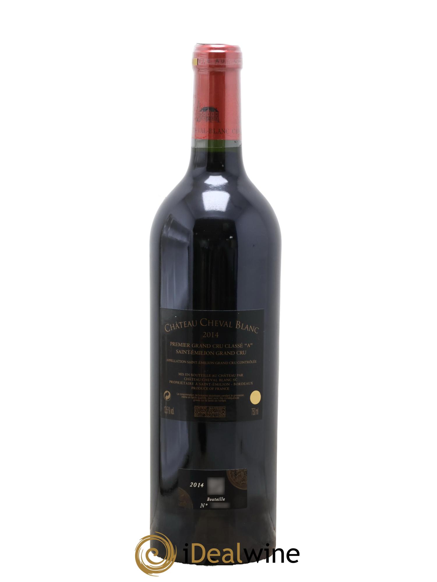 Château Cheval Blanc 1er Grand Cru Classé A 2014 - Lotto di 1 bottiglia - 1