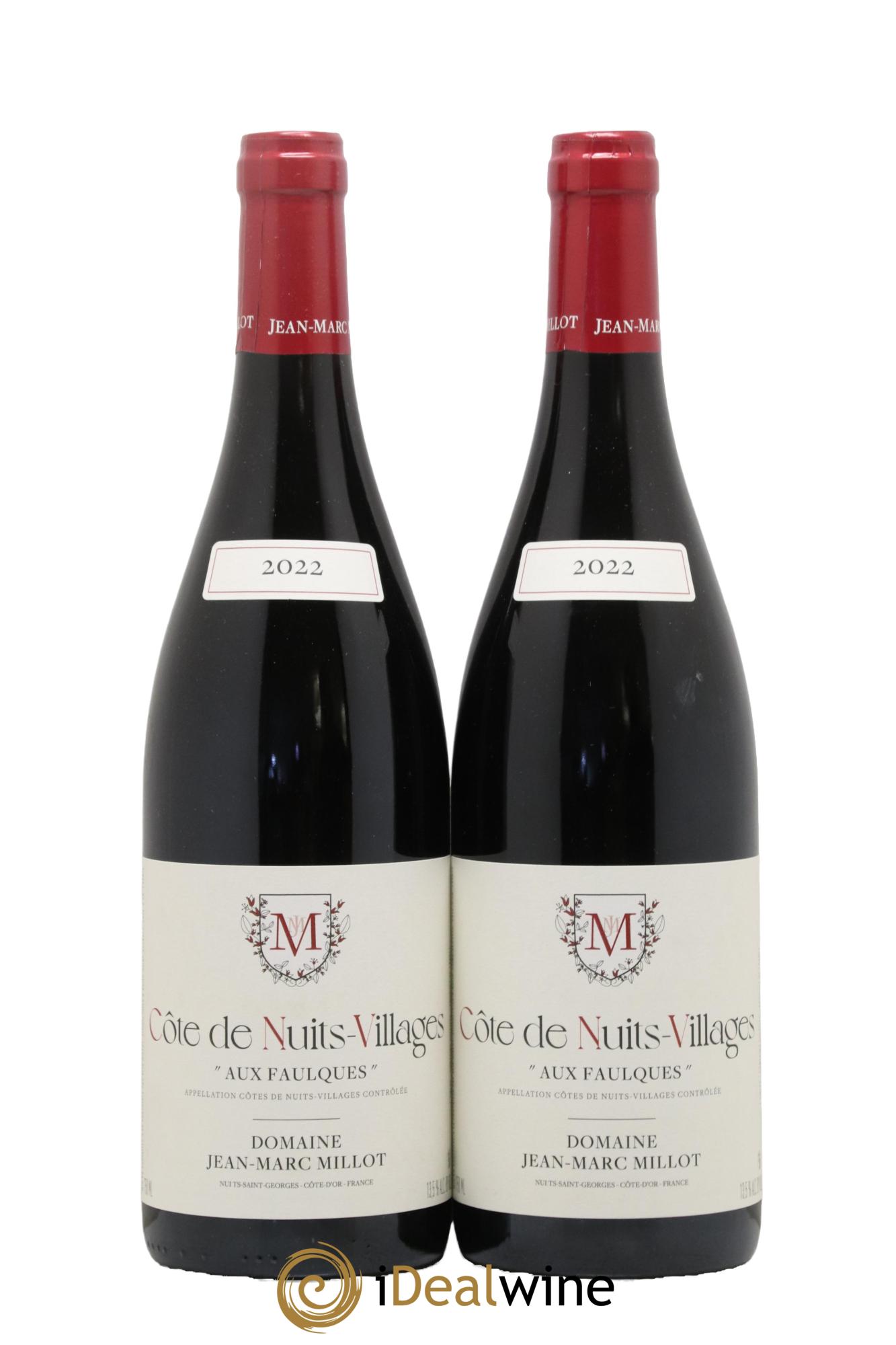 Côte de Nuits-Villages Aux Faulques Jean-Marc Millot 2022 - Lot de 2 bouteilles - 0