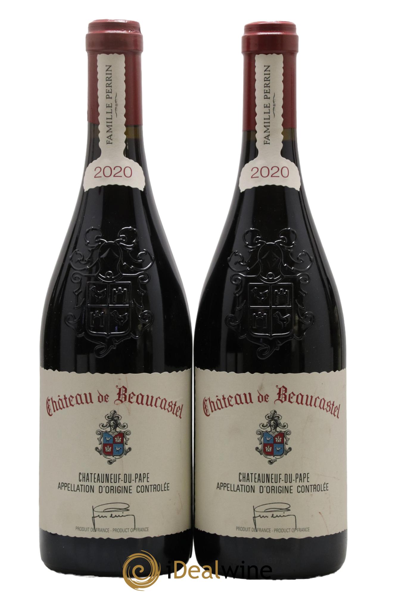 Châteauneuf-du-Pape Château de Beaucastel Famille Perrin 2020 - Lot de 2 bouteilles - 0