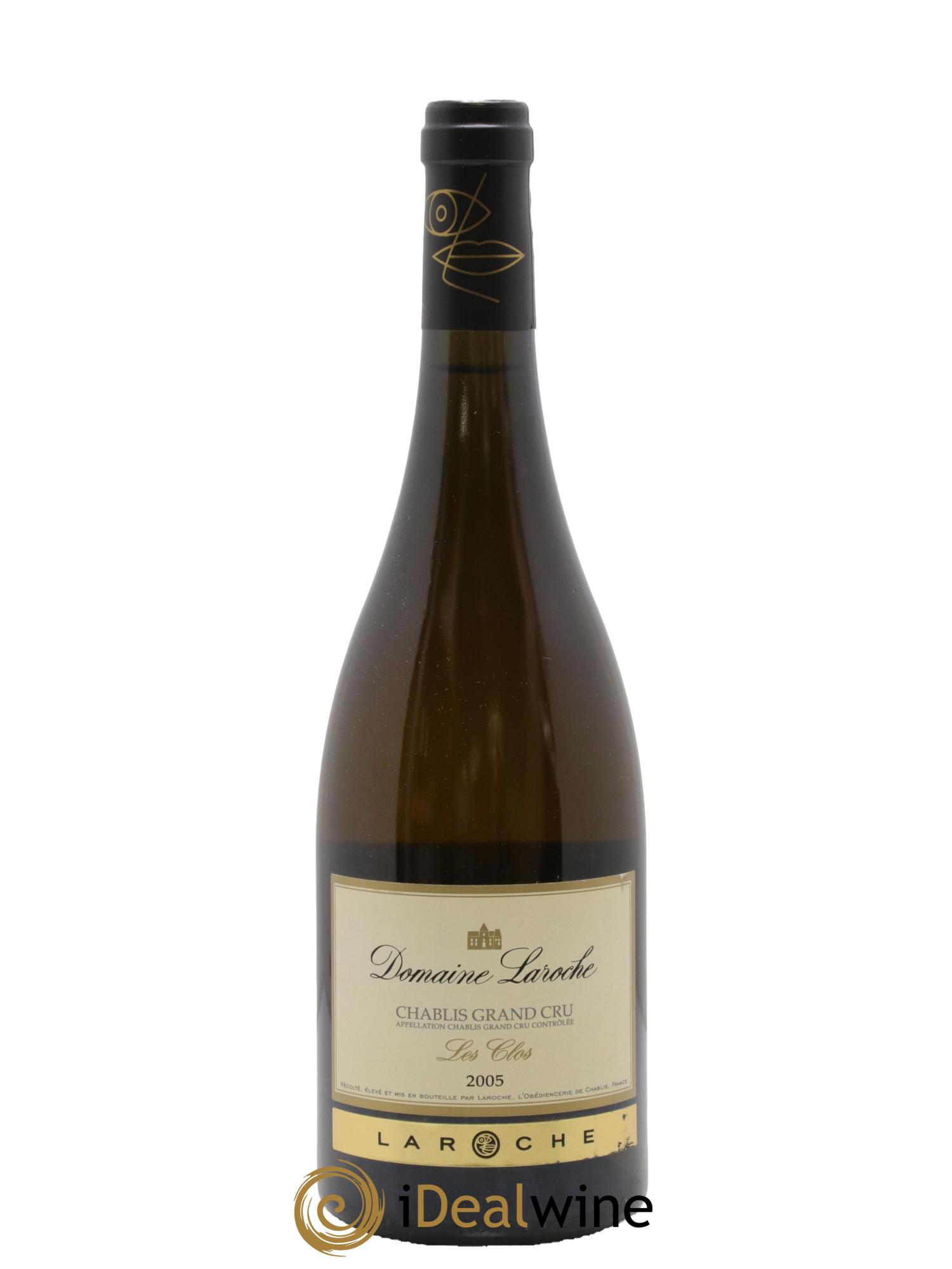 Chablis Grand Cru Les Clos Domaine Laroche 2005 - Lot of 1 bottle - 0