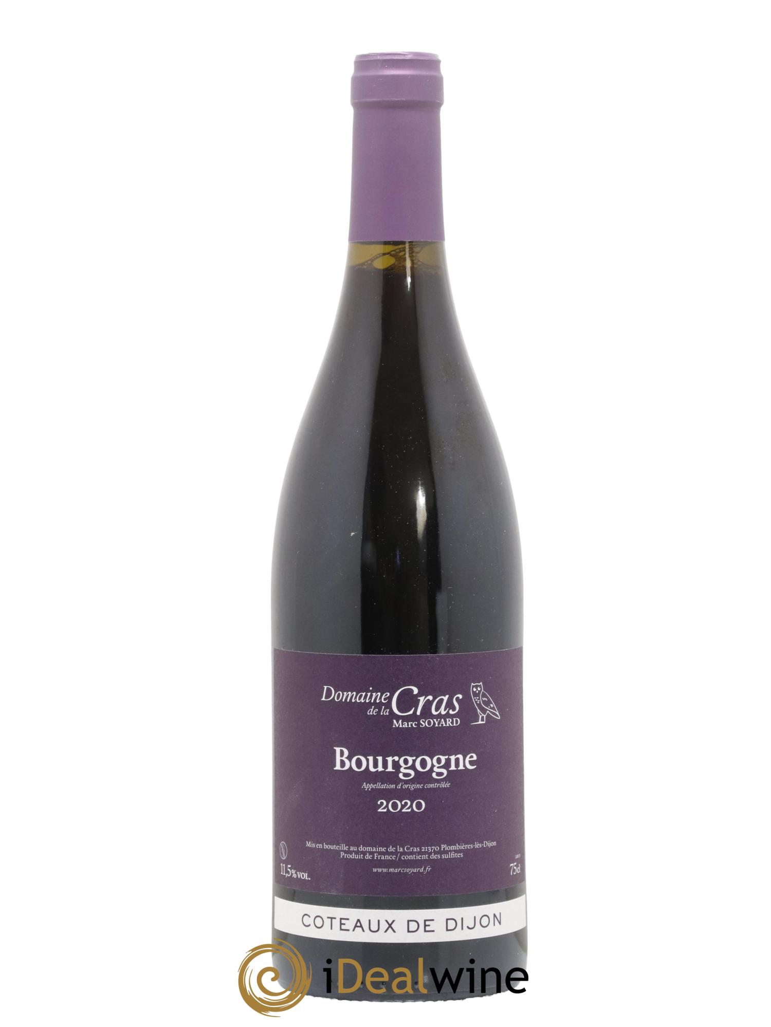 Coteaux de Dijon Domaine de la Cras - Marc Soyard 2020 - Lot de 1 bouteille - 0