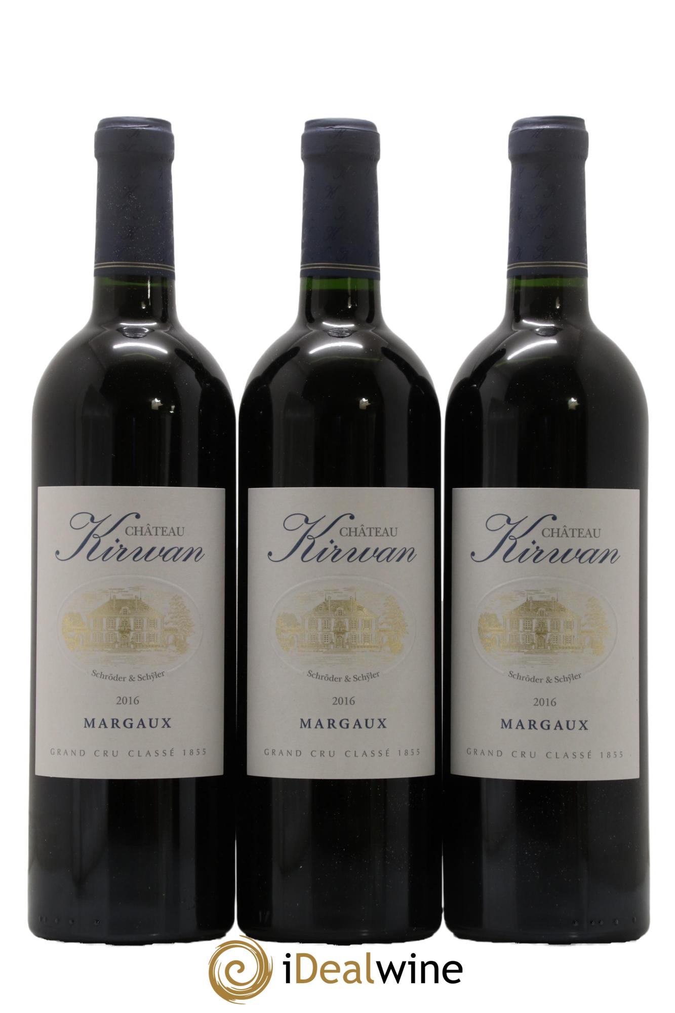 Château Kirwan 3ème Grand Cru Classé 2016 - Posten von 3 Flaschen - 0