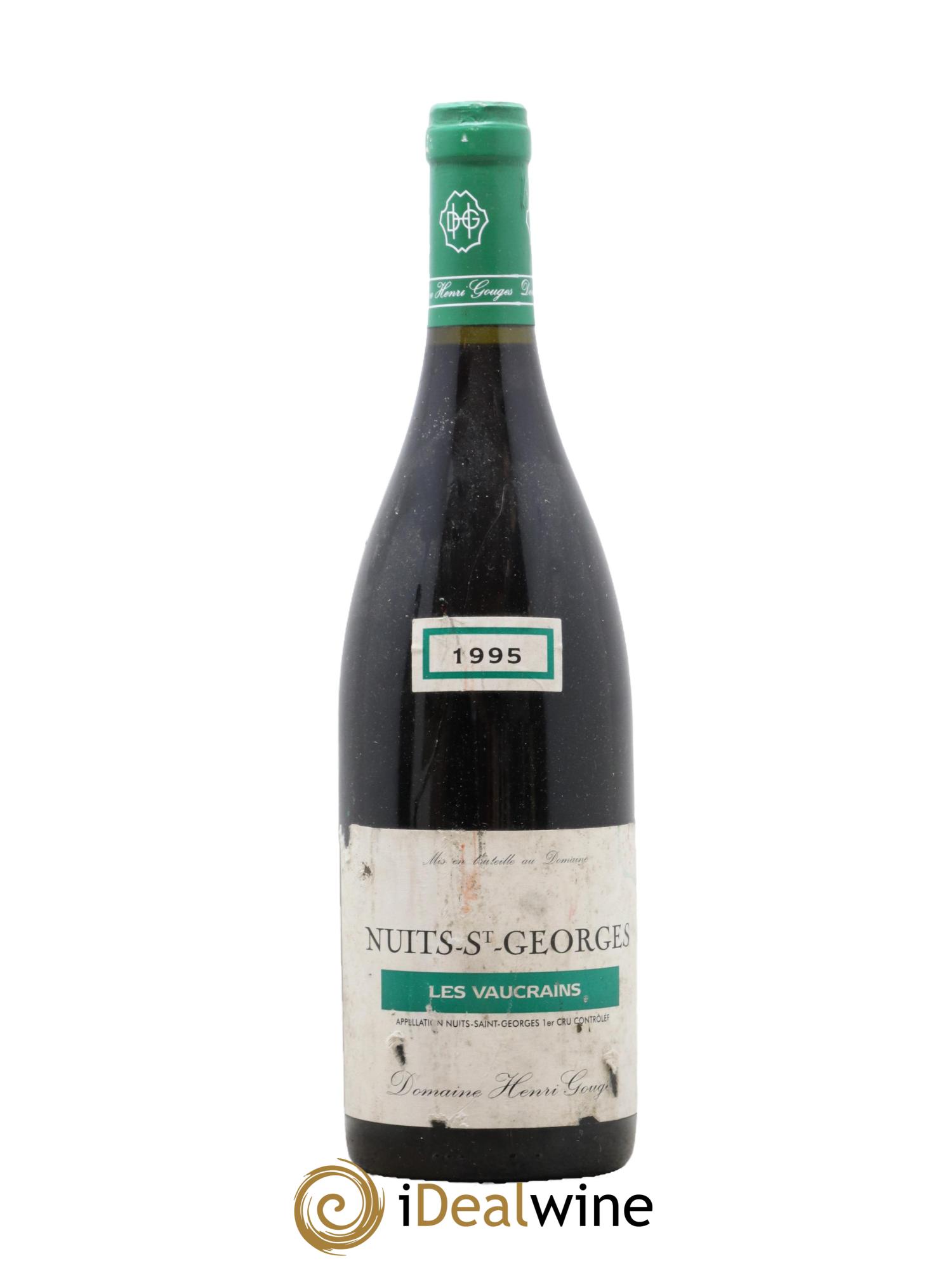 Nuits-Saint-Georges 1er Cru Les Vaucrains Henri Gouges 1995 - Posten von 1 Flasche - 0