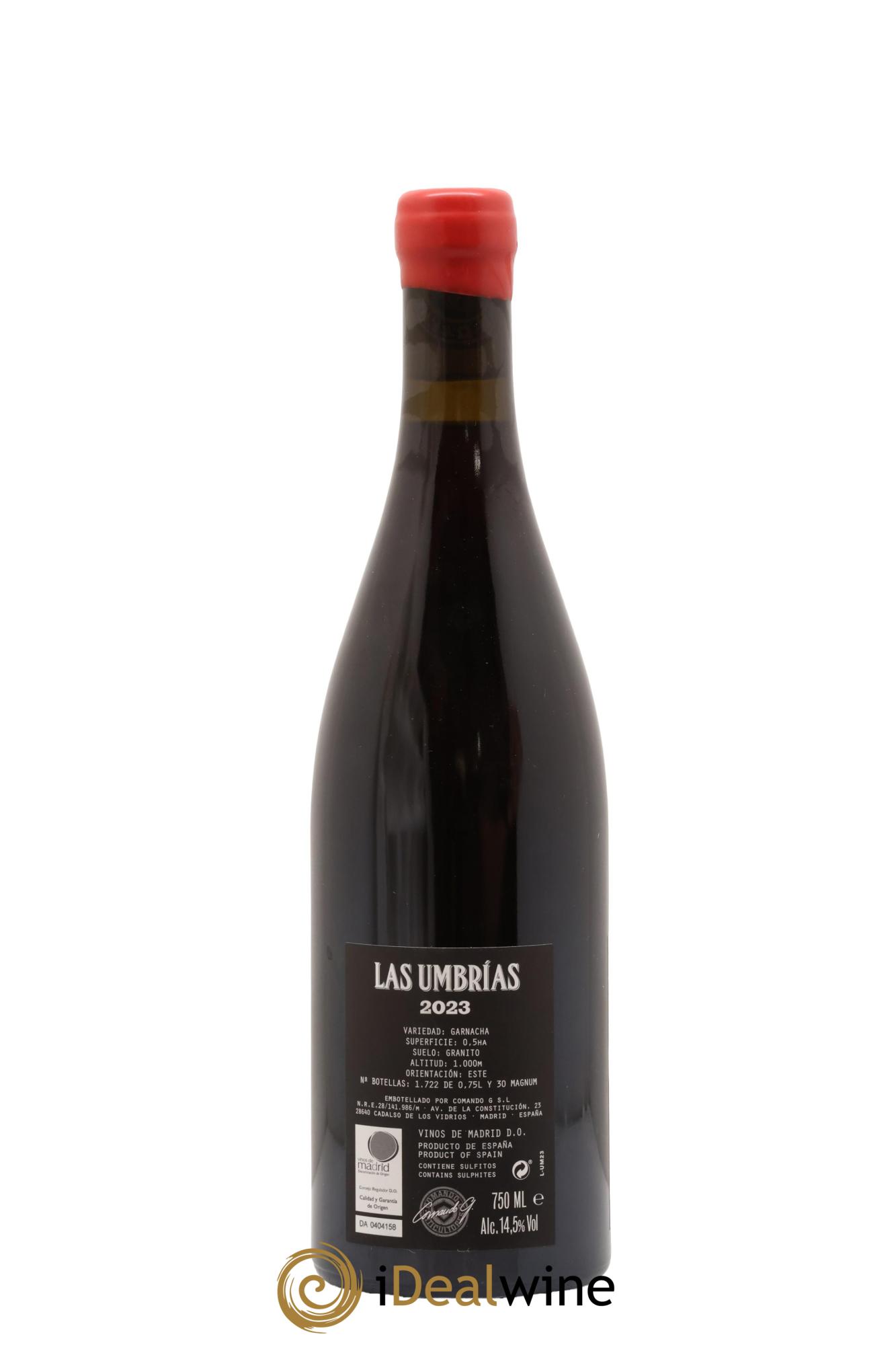 Vinos de Madrid DO Comando G Las Umbrias 2023 - Lot de 1 bouteille - 1