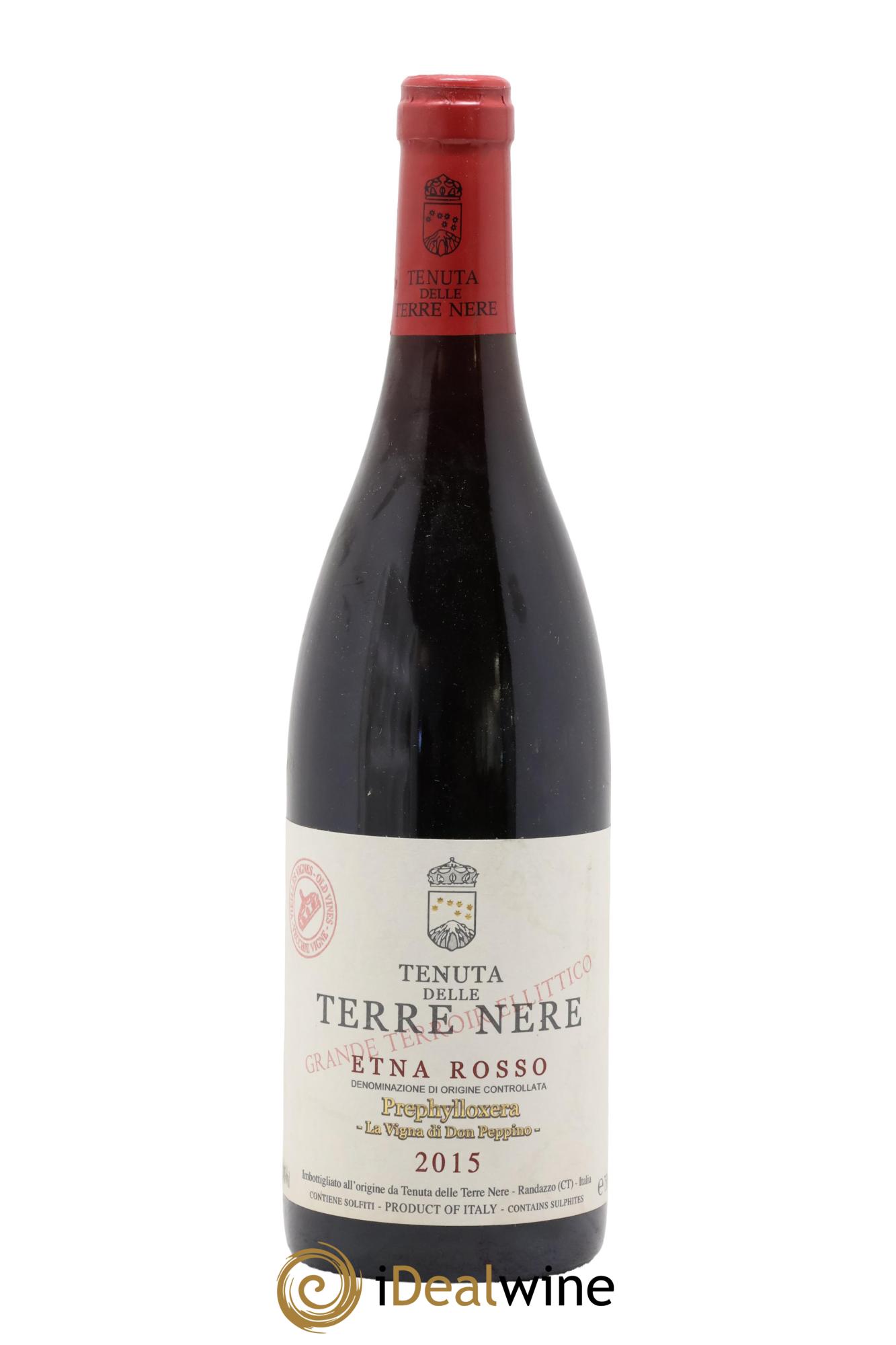 Etna Rosso Tenuta delle Terre Nere DOC Prephylloxera La Vigna di Don Peppino 2015 - Posten von 1 Flasche - 0