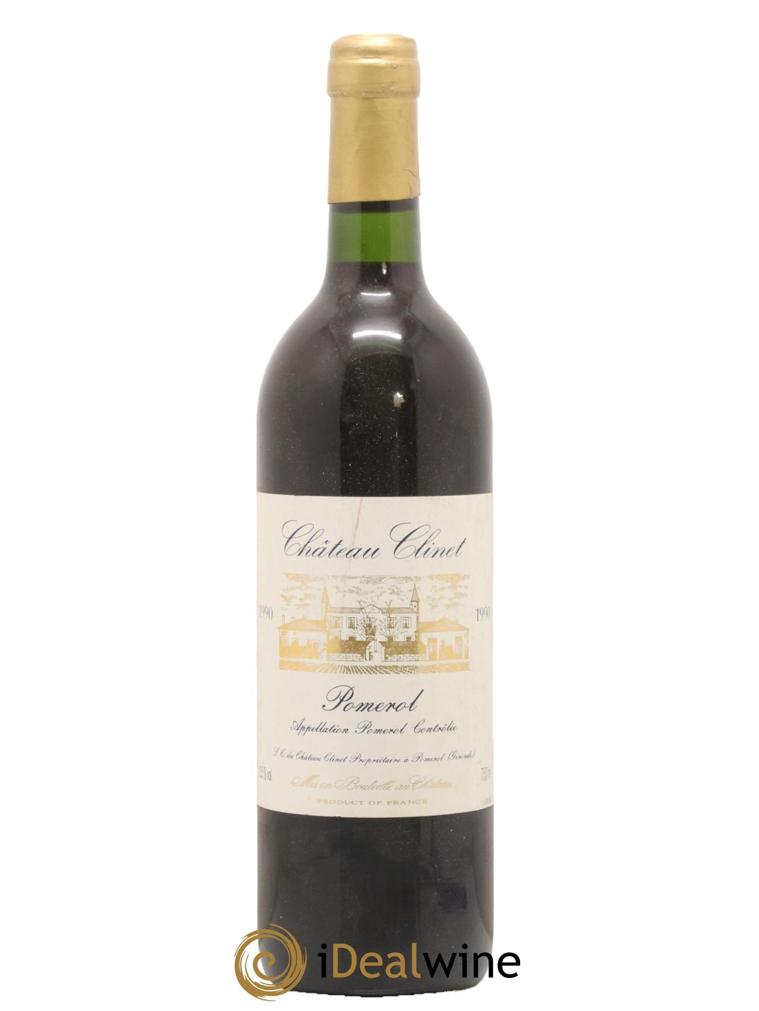 Château Clinet  1990 - Posten von 1 Flasche - 0