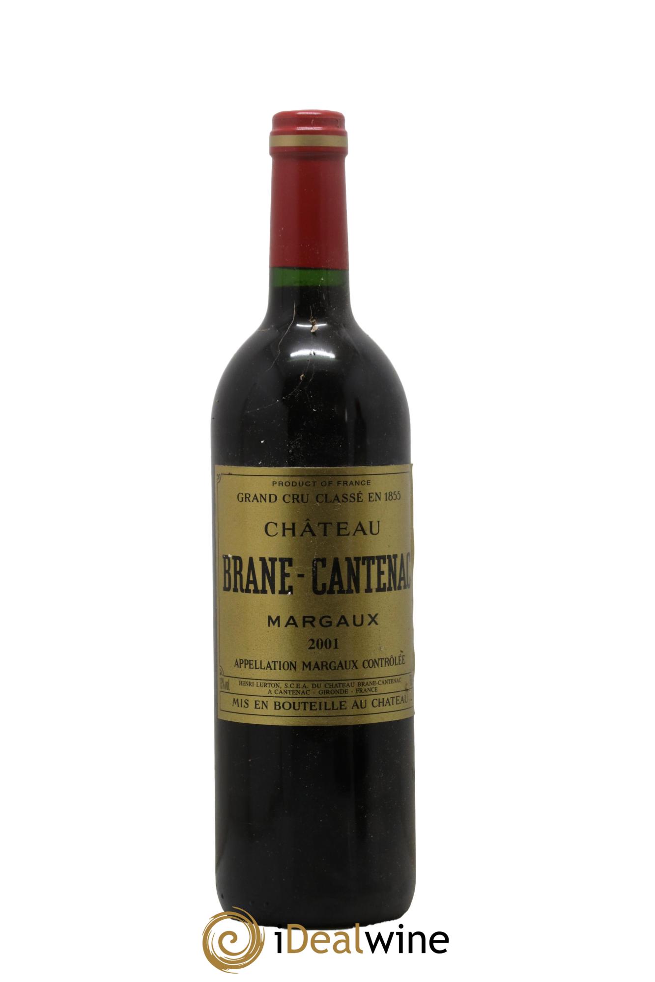 Château Brane Cantenac 2ème Grand Cru Classé 2001 - Lot de 1 bouteille - 0