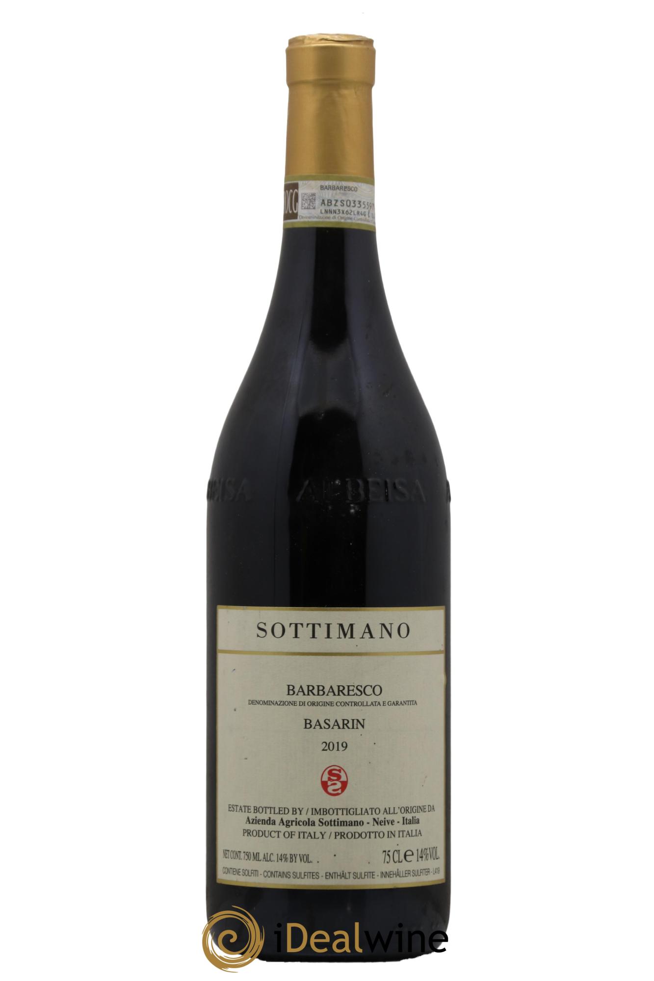 Barbaresco DOCG Basarin Sottimano 2019 - Posten von 1 Flasche - 0