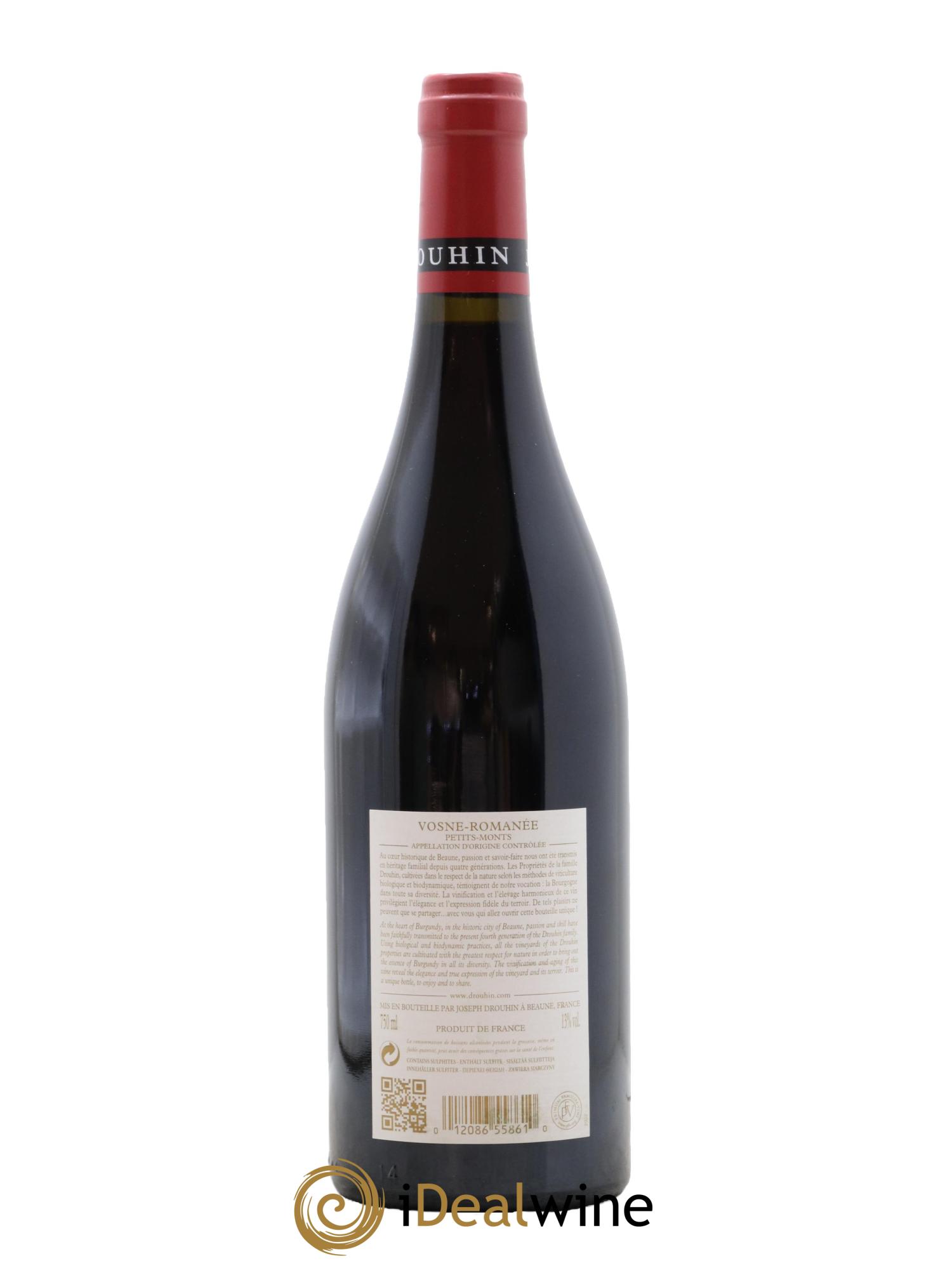 Vosne-Romanée 1er Cru Les Petits Monts Joseph Drouhin 2014 - Lot de 1 bouteille - 1