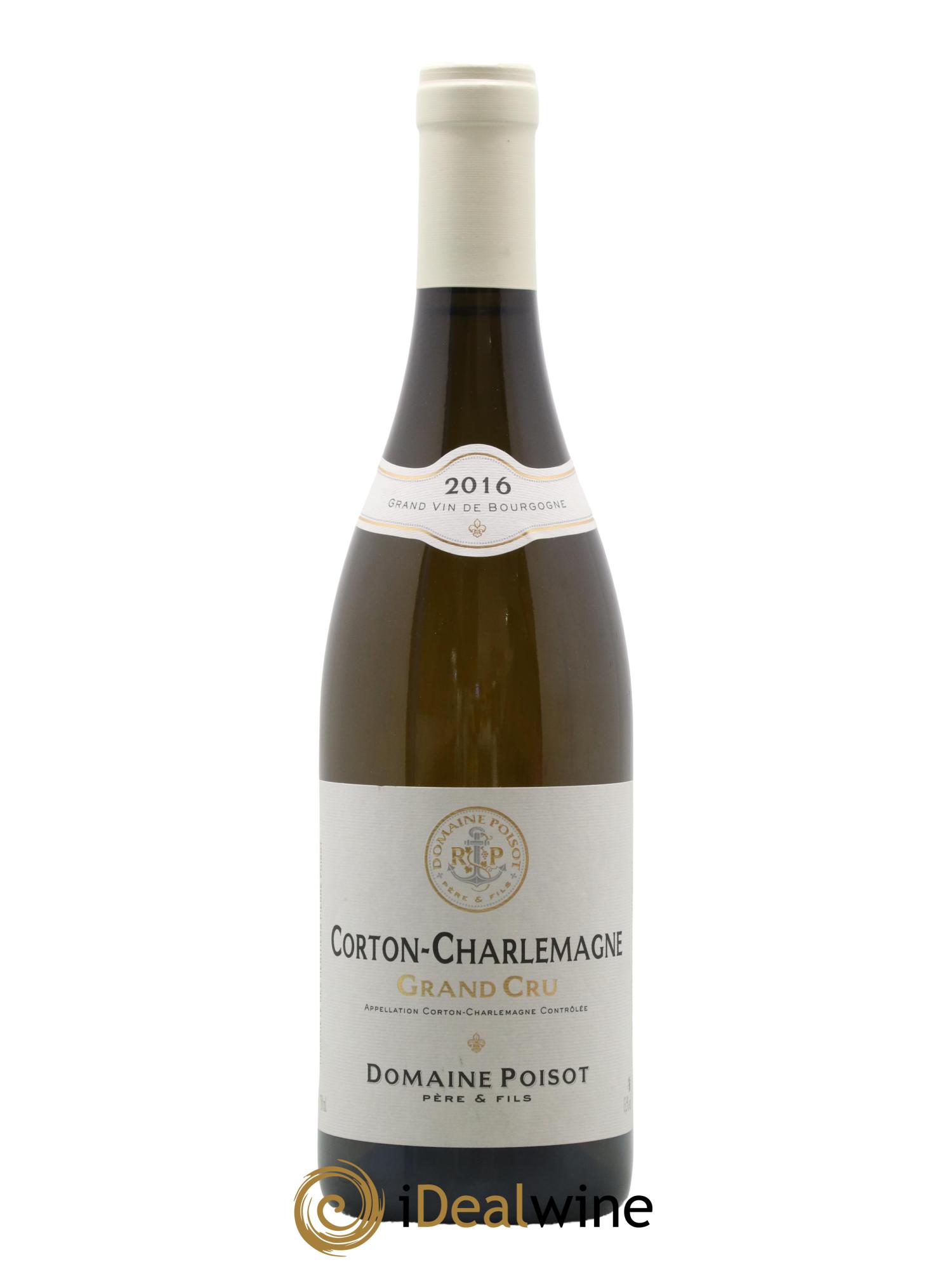 Corton-Charlemagne Grand Cru Poisot Père & Fils 2016 - Lot de 1 bouteille - 0