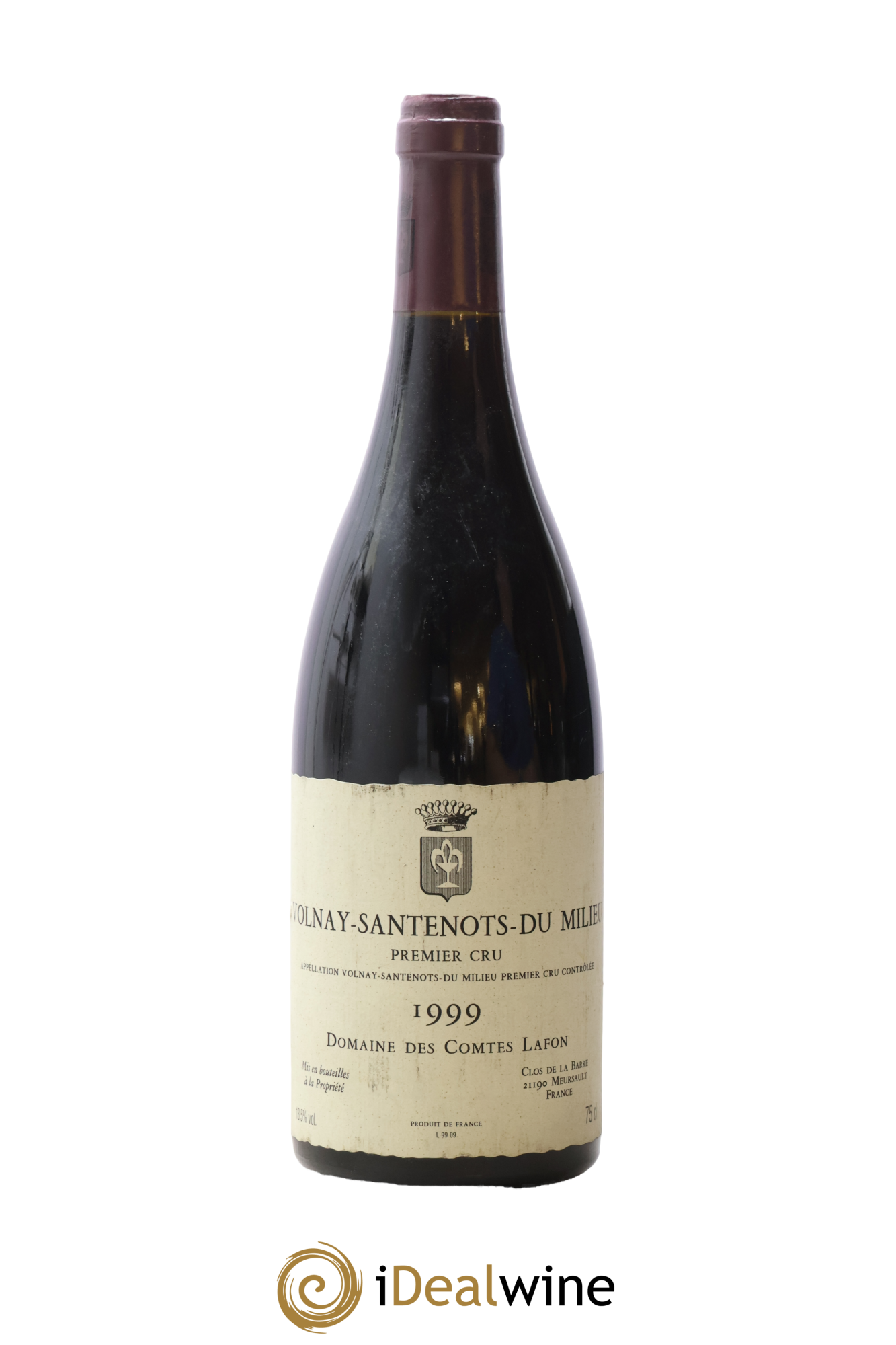Volnay 1er Cru Santenots du Milieu Comtes Lafon (Domaine des) 1999 - Posten von 1 Flasche - 0