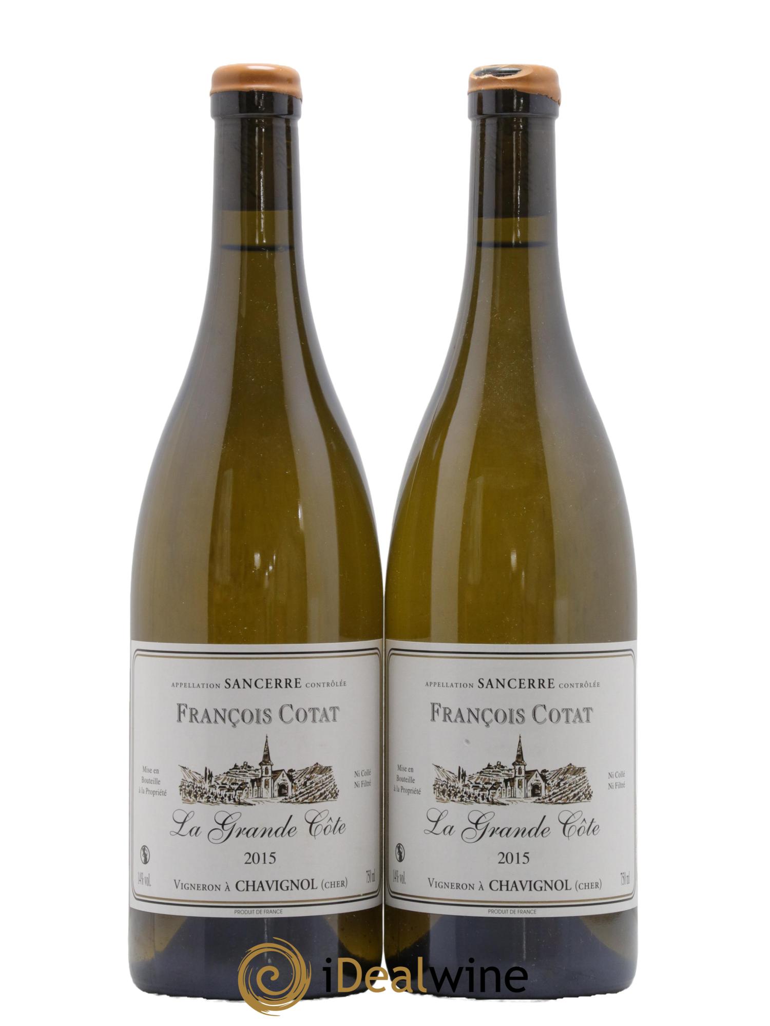 Sancerre La Grande Côte François Cotat 2015 - Lot de 2 bouteilles - 0