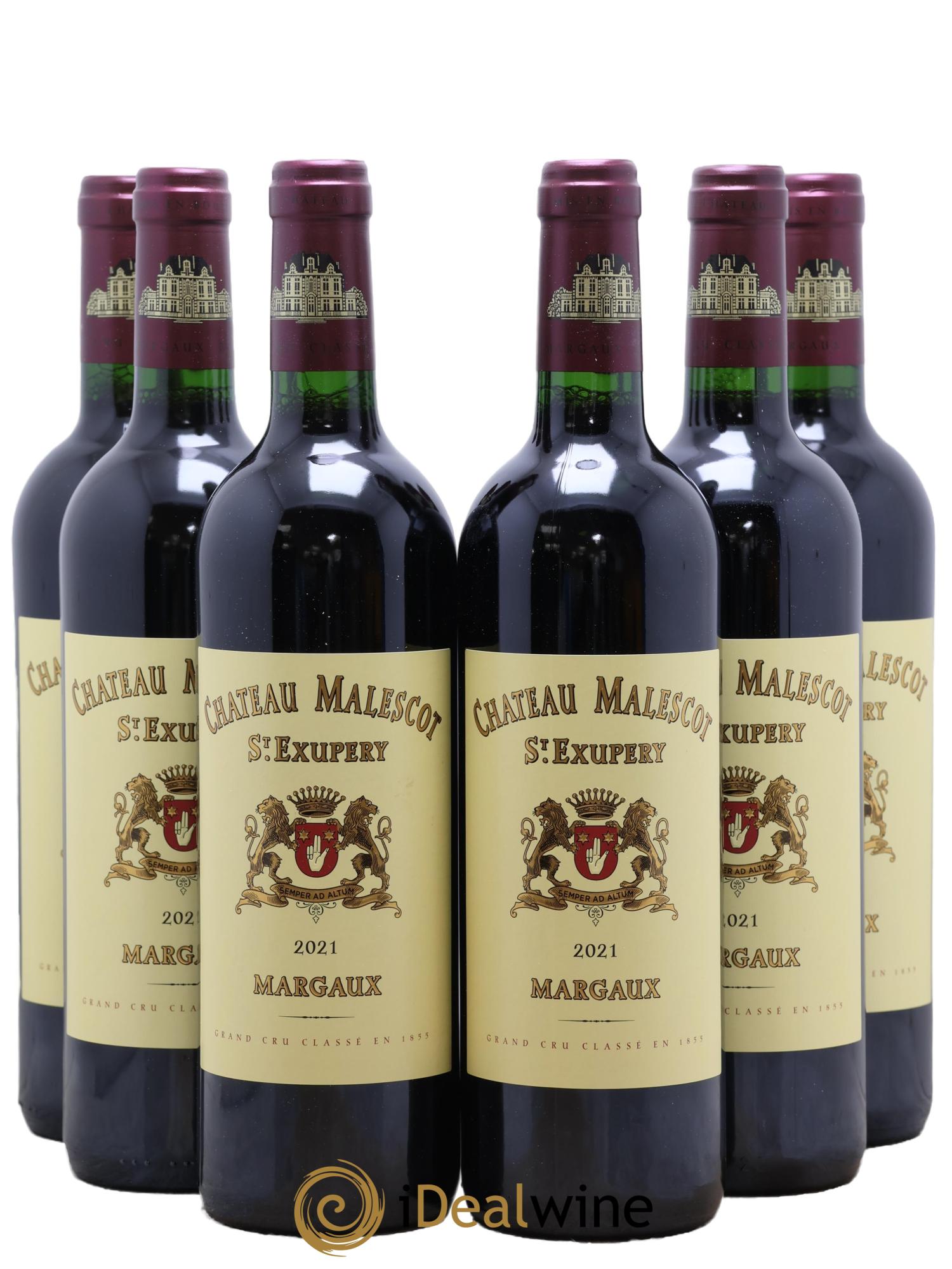 Château Malescot Saint-Exupéry 3ème Grand Cru Classé 2021 - Posten von 6 Flaschen - 0