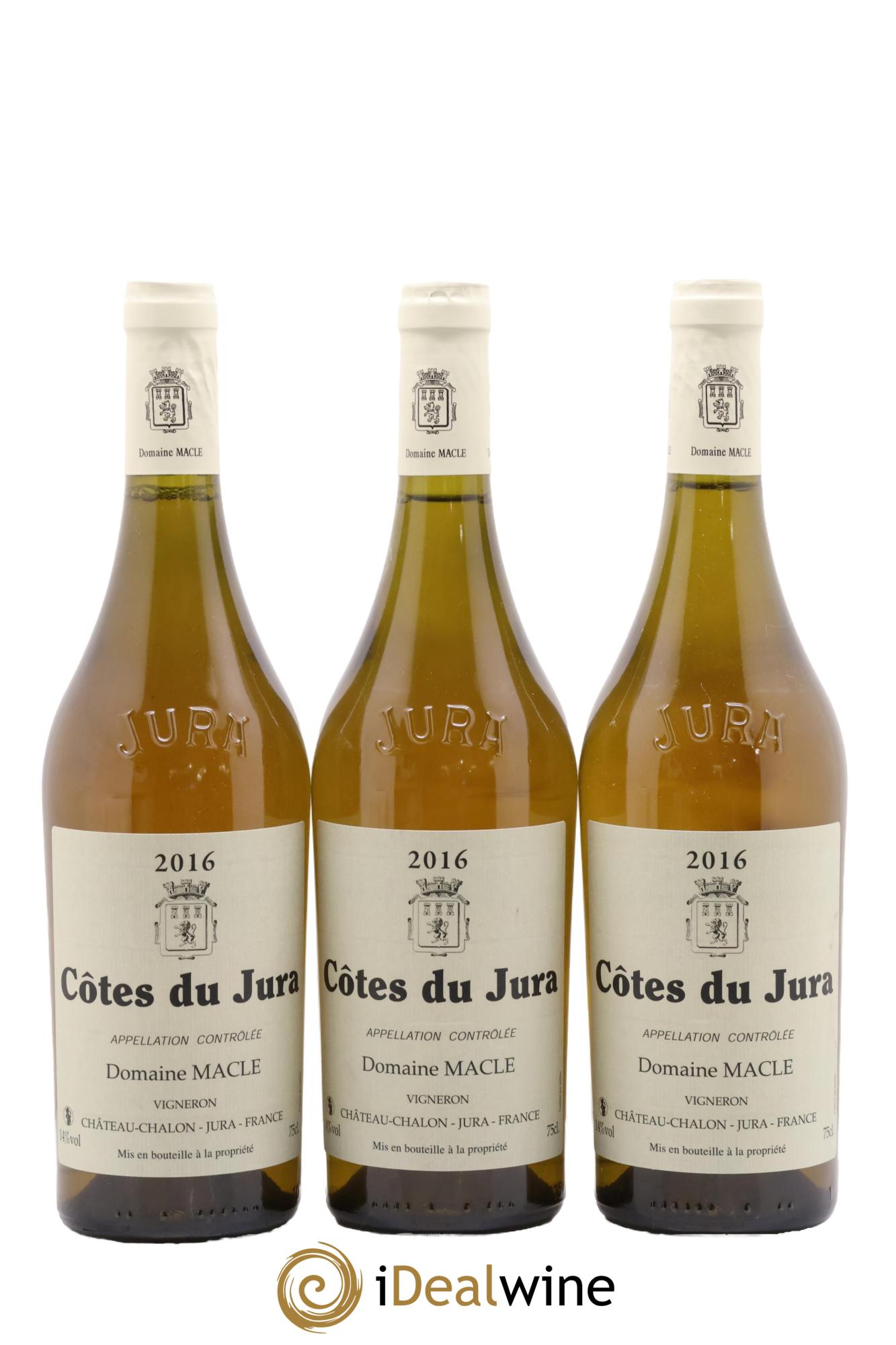 Côtes du Jura Jean Macle 2016 - Lot de 3 bouteilles - 0