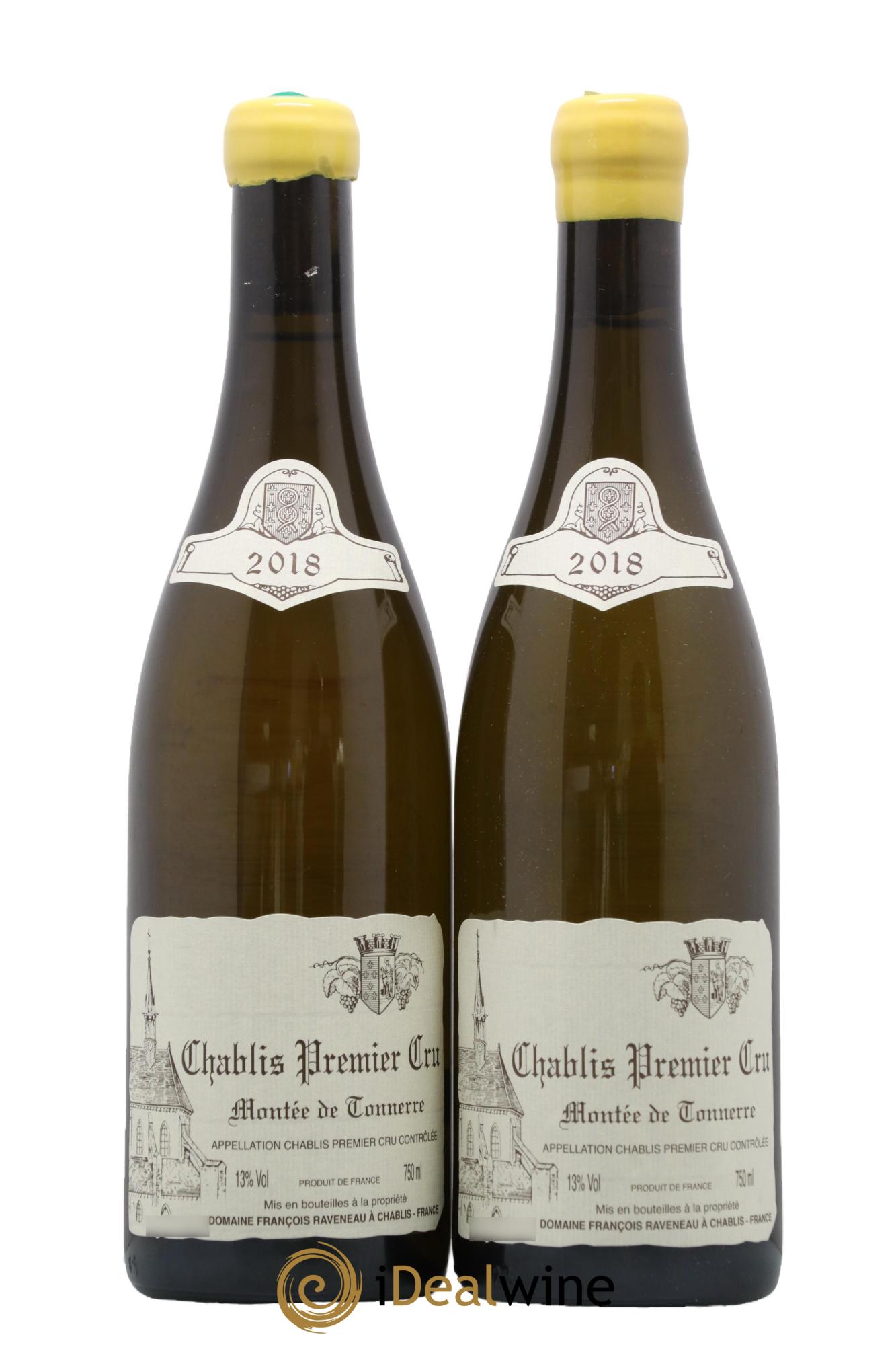 Chablis 1er Cru Montée de Tonnerre Raveneau (Domaine) 2018 - Lot de 2 bouteilles - 0