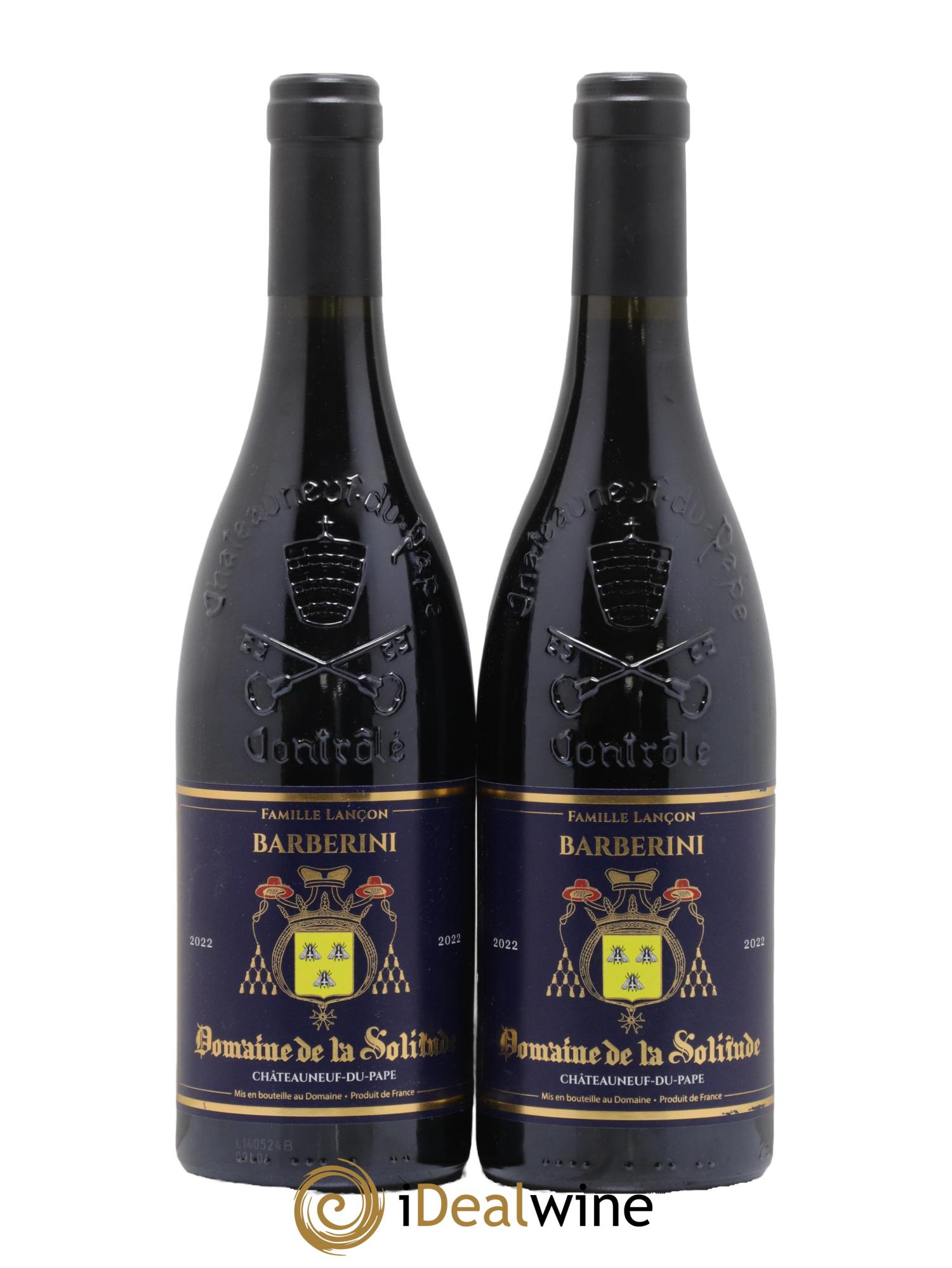 Châteauneuf-du-Pape Domaine De La Solitude Barberini 2022 - Lot de 2 bouteilles - 0