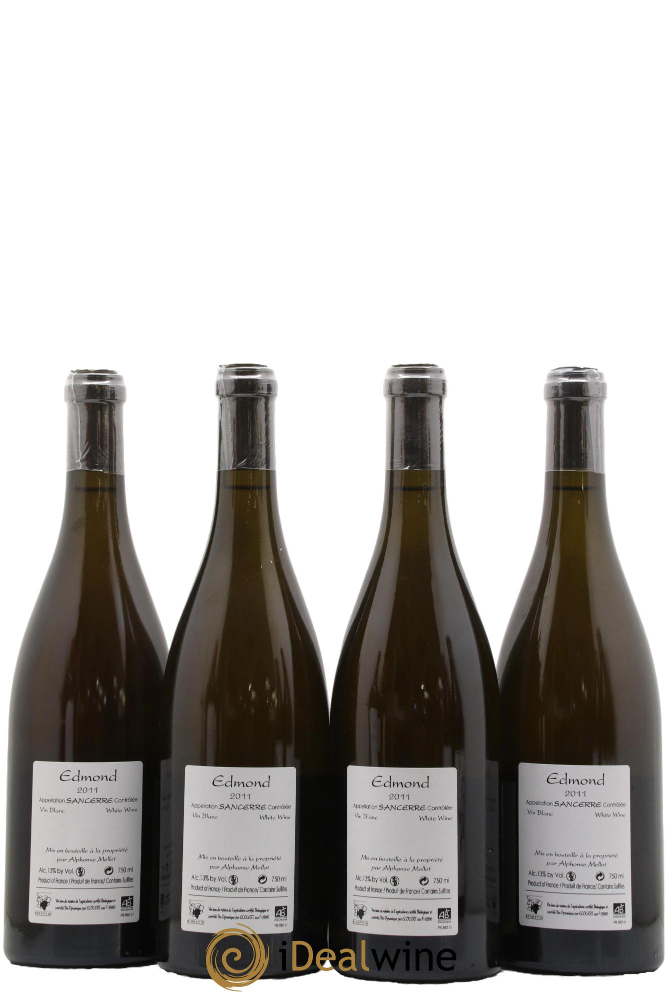 Sancerre Cuvée Edmond Alphonse Mellot 2011 - Lotto di 4 bottiglie - 1