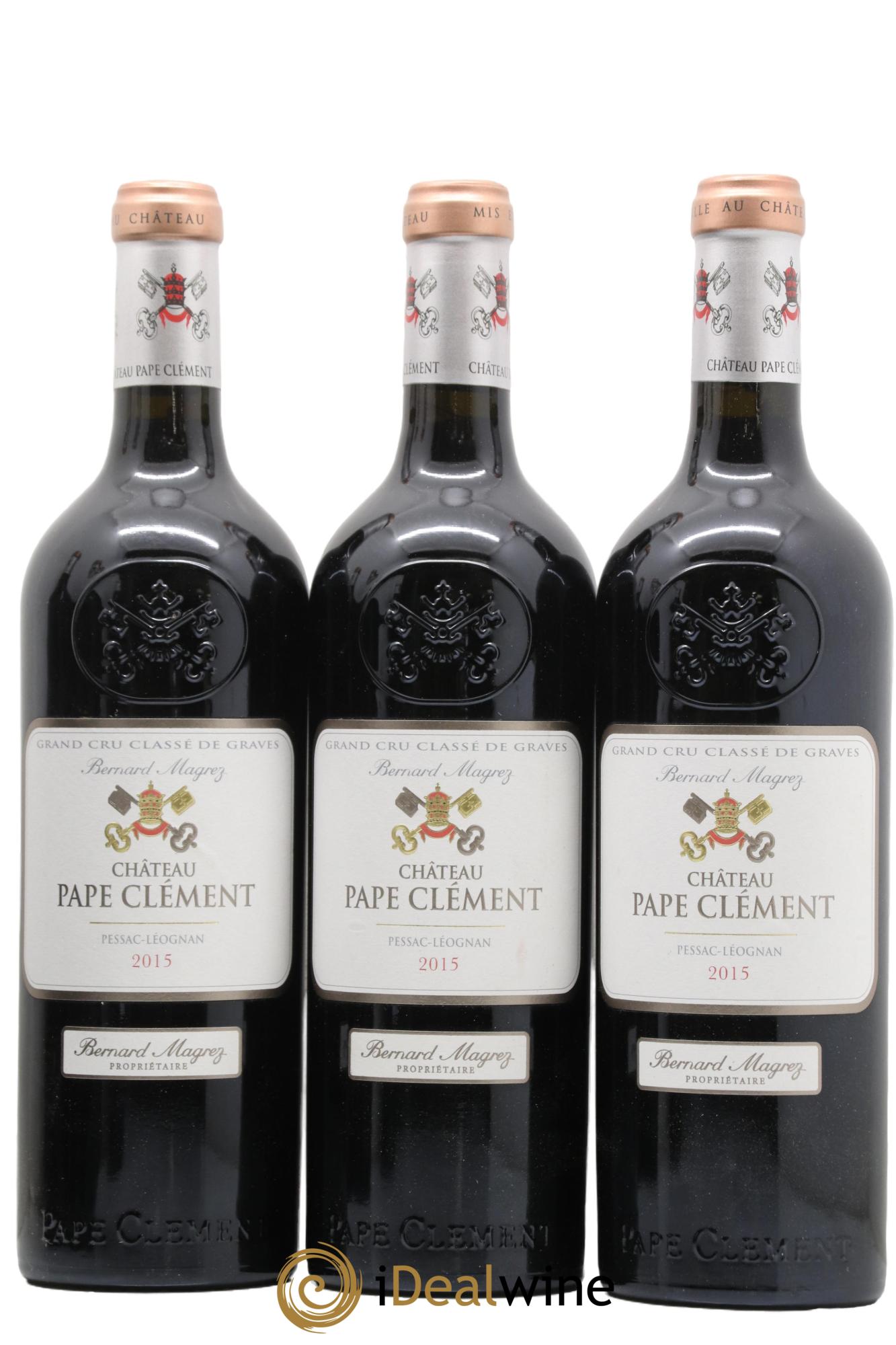 Château Pape Clément Cru Classé de Graves 2015 - Lot de 6 bouteilles - 1
