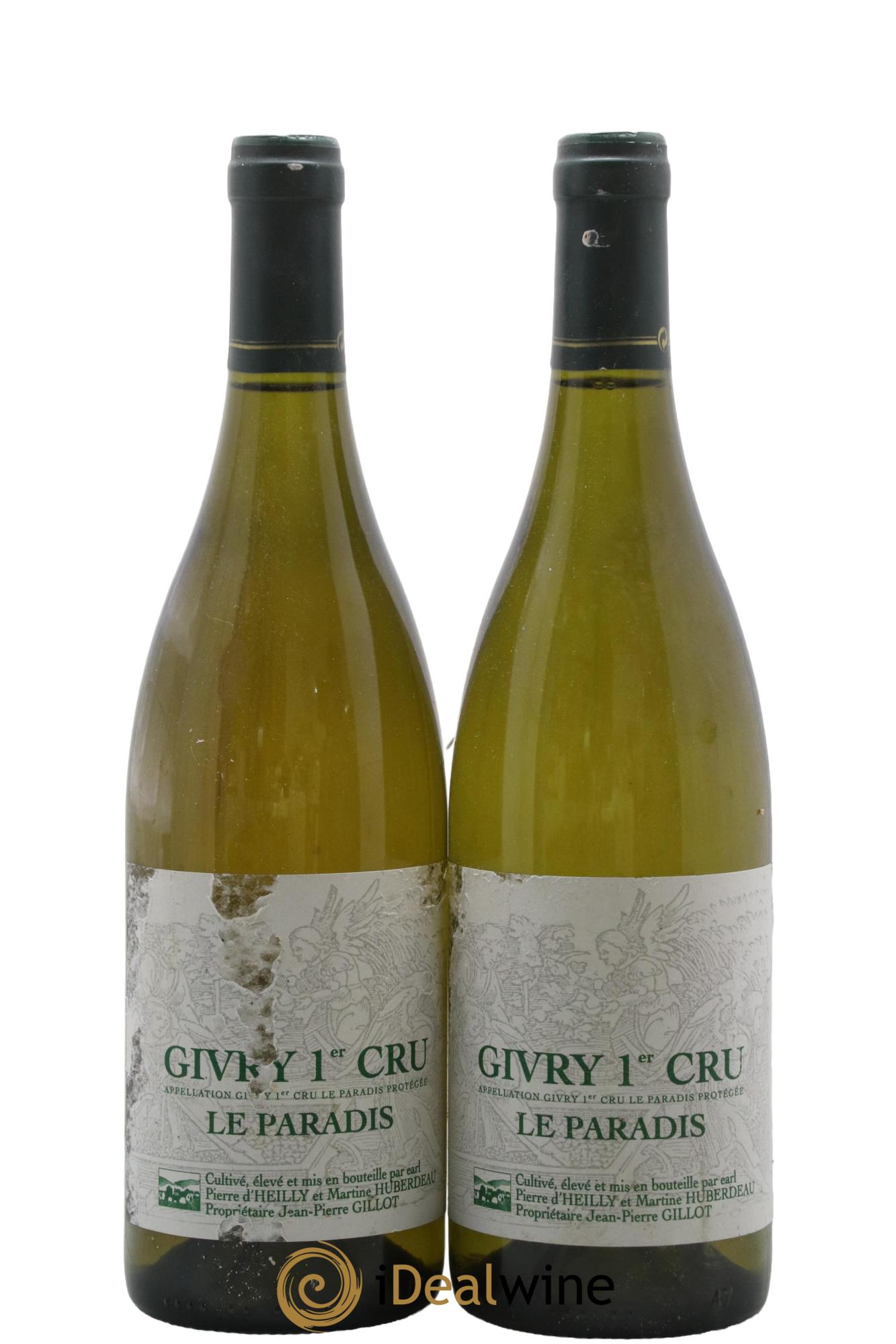 Givry 1er Cru Le Paradis Jean-Pierre Gillot 2014 - Lot de 2 bouteilles - 0