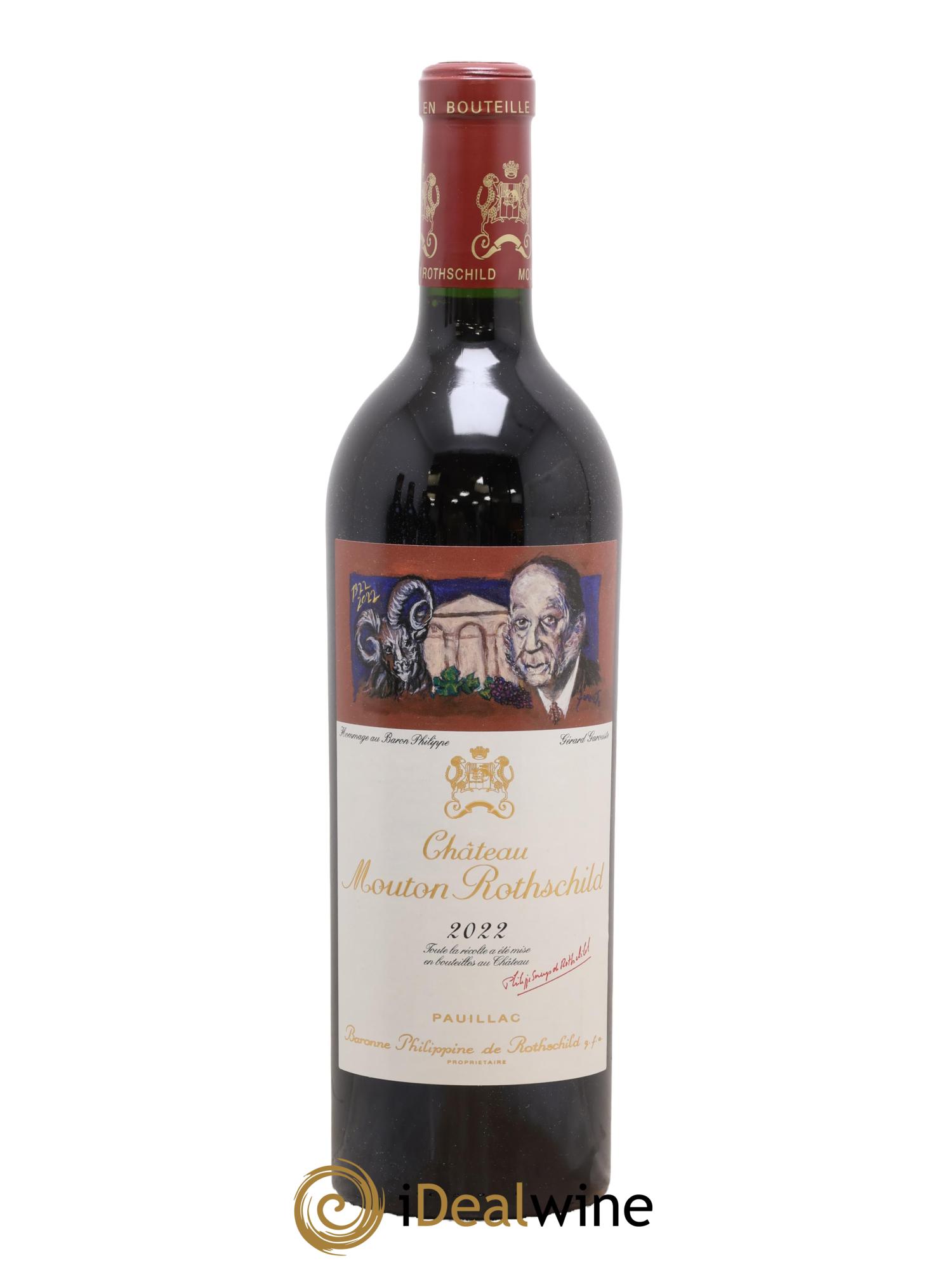 Château Mouton Rothschild 1er Grand Cru Classé 2022 - Lot de 1 bouteille - 0