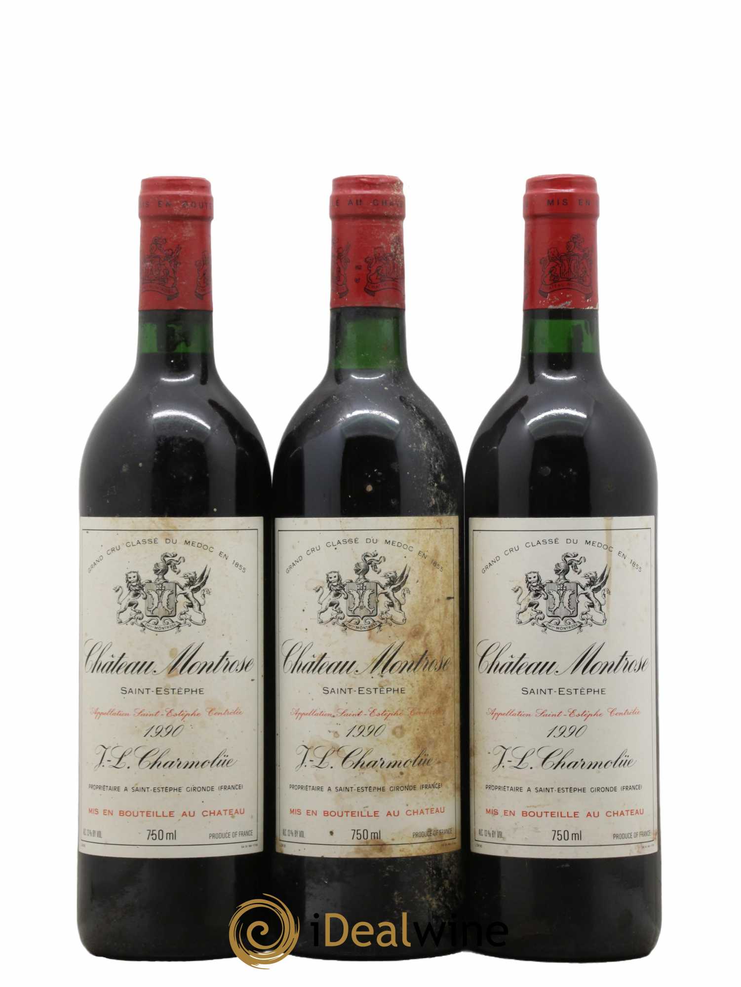 Château Montrose 2ème Grand Cru Classé 1990 - Posten von 12 Flaschen - 3