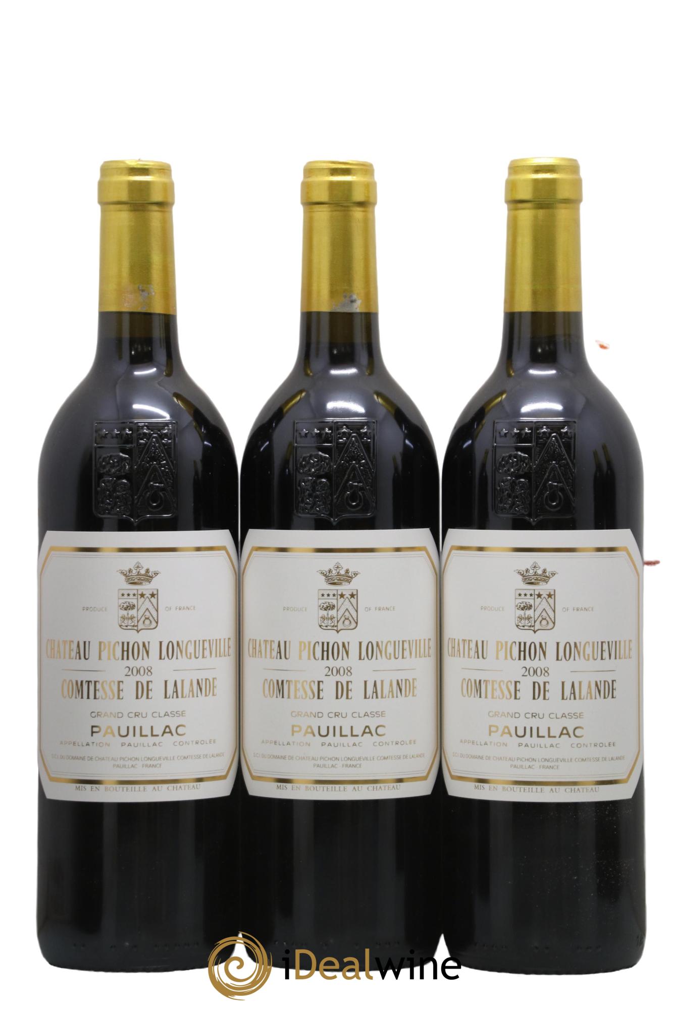 Château Pichon Longueville Comtesse de Lalande 2ème Grand Cru Classé 2008 - Lot of 12 bottles - 3