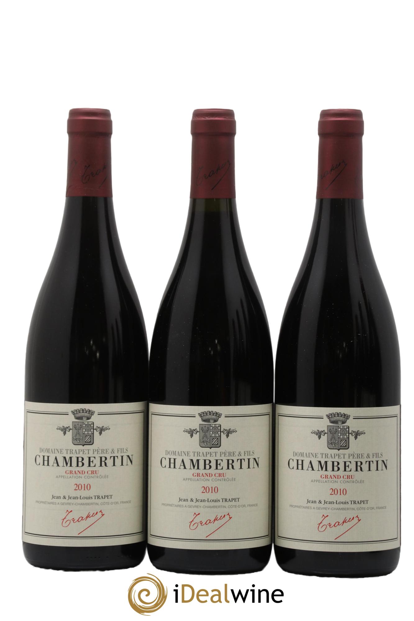 Chambertin Grand Cru Domaine Trapet 2010 - Lot of 6 bottles - 1