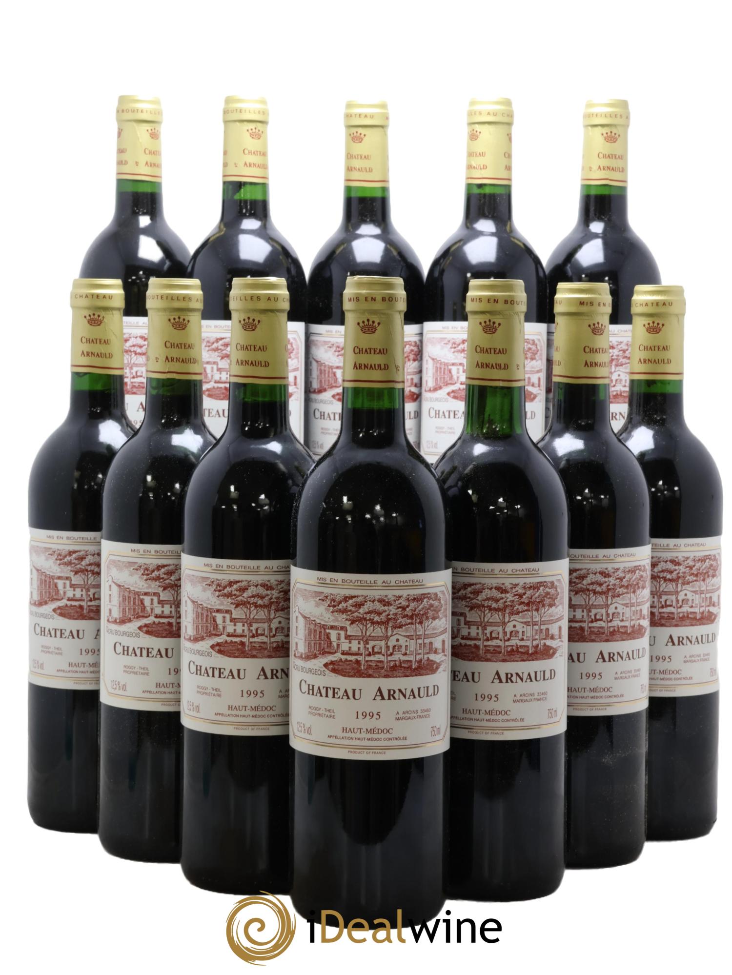 Haut Médoc Château Arnaud 1995 - Posten von 12 Flaschen - 0