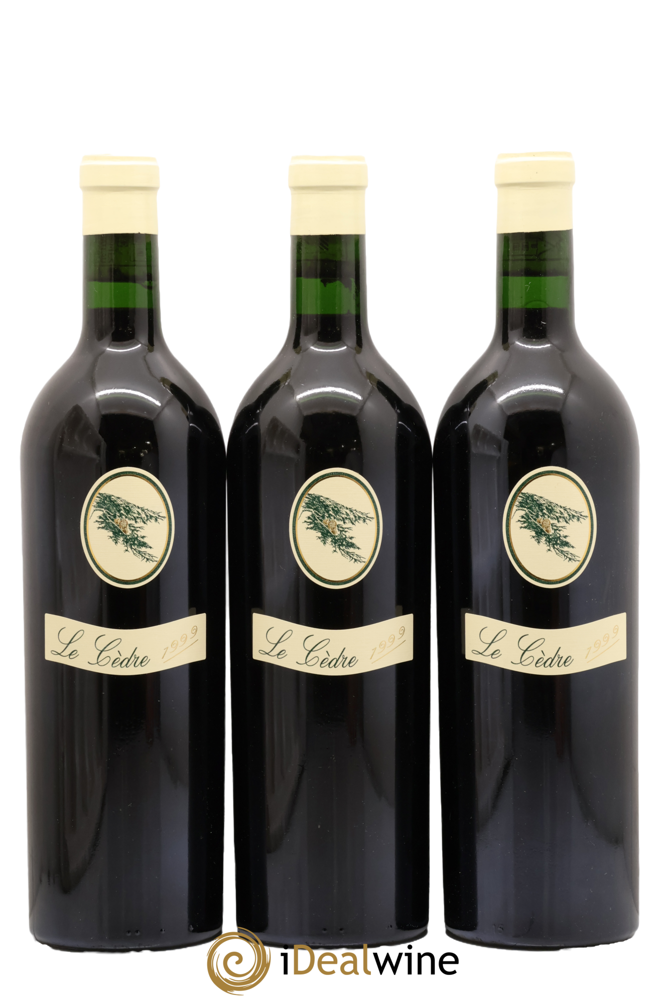 Cahors Château du Cèdre Cuvée Le Cèdre Pascal et Jean-Marc Verhaeghe 1999 - Lot of 3 bottles - 0