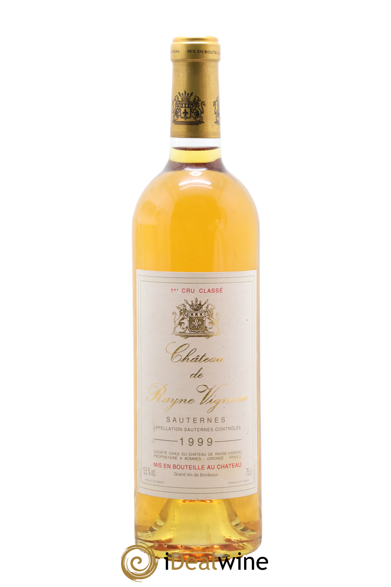 Château de Rayne Vigneau 1er Grand Cru Classé 1999 - Lot de 1 bouteille - 0