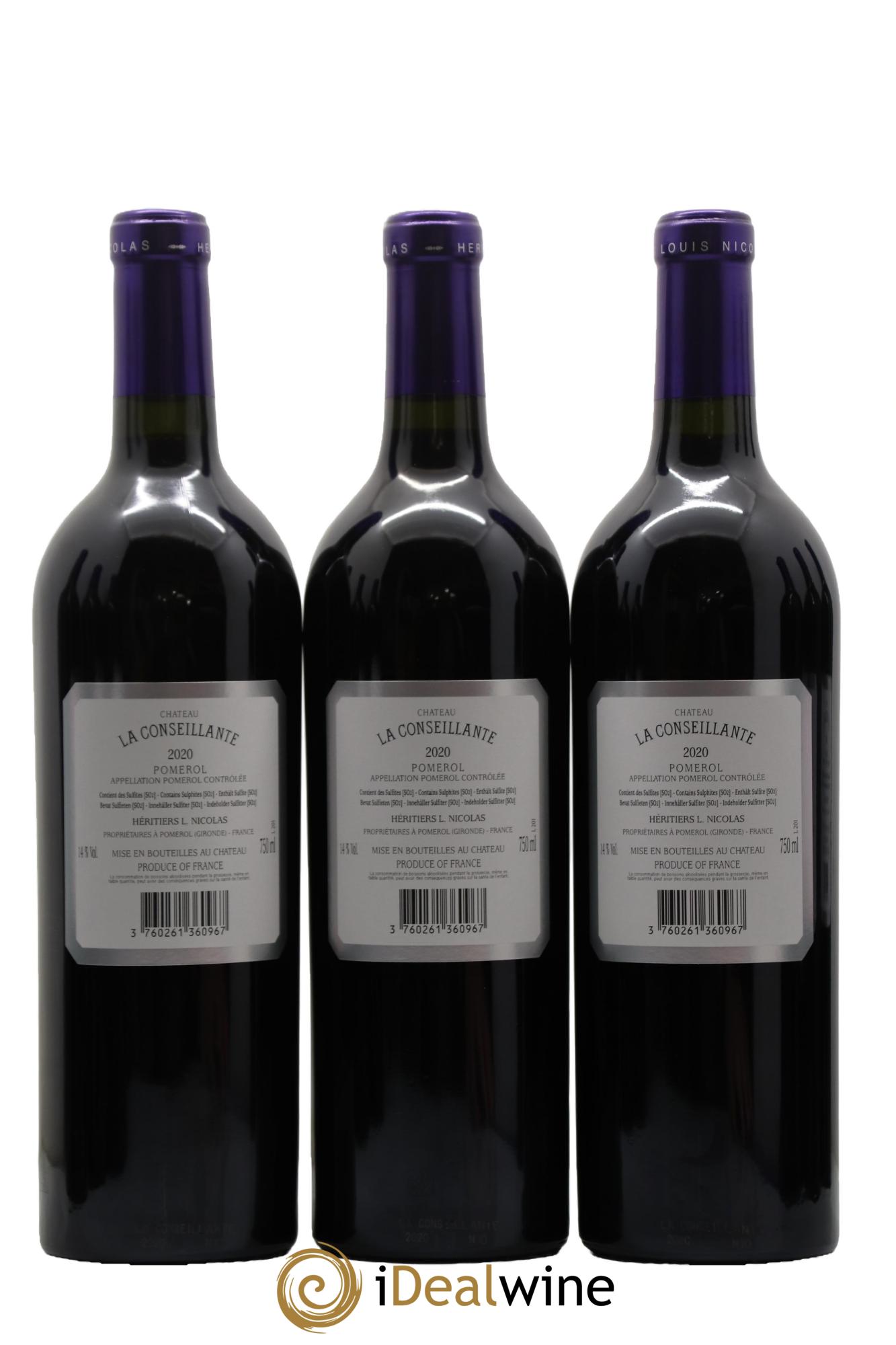 Château la Conseillante 2020 - Lot de 12 bouteilles - 8