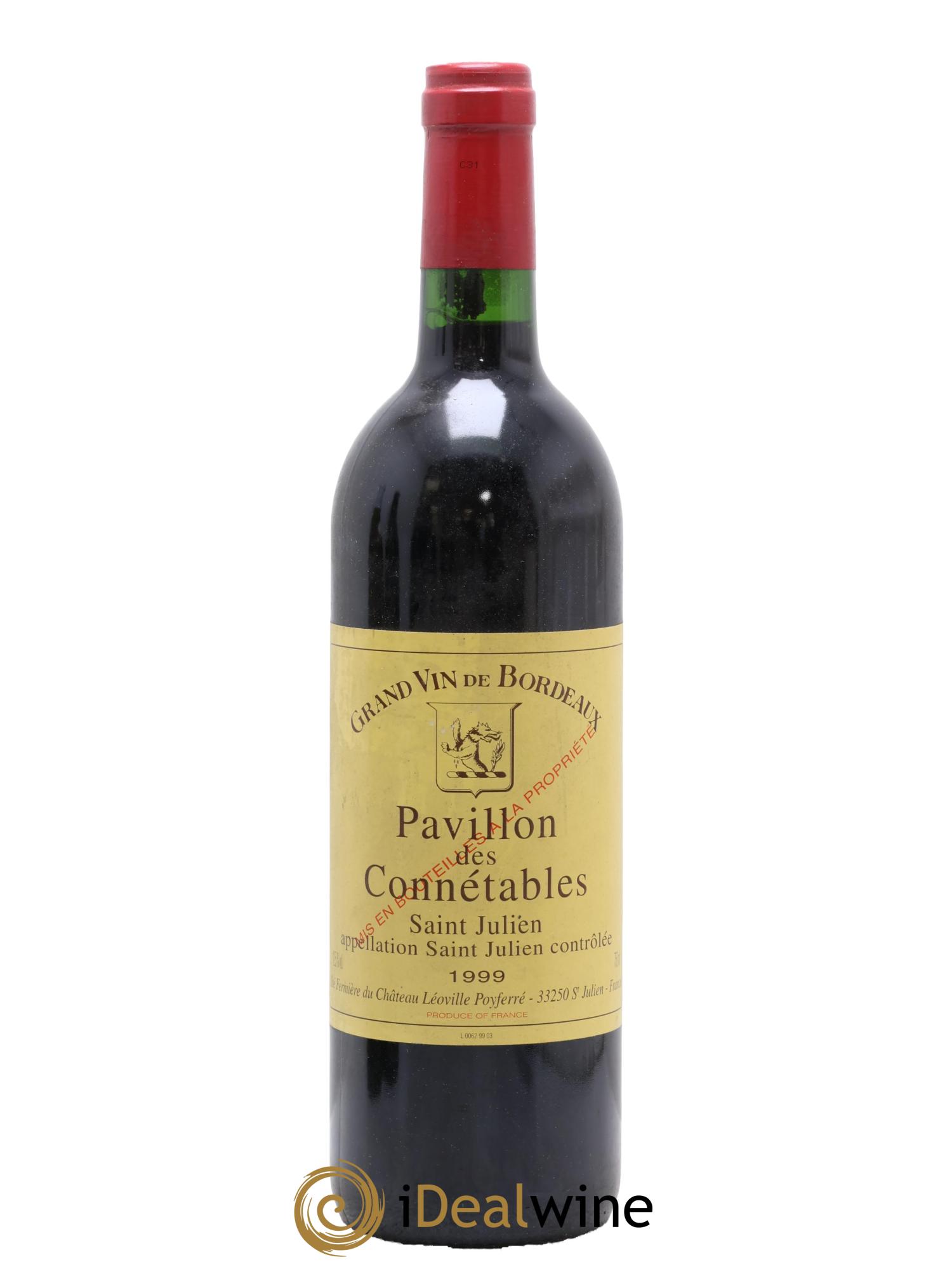Saint-Julien Pavillon des Connétables 1999 - Lot de 1 bouteille - 0
